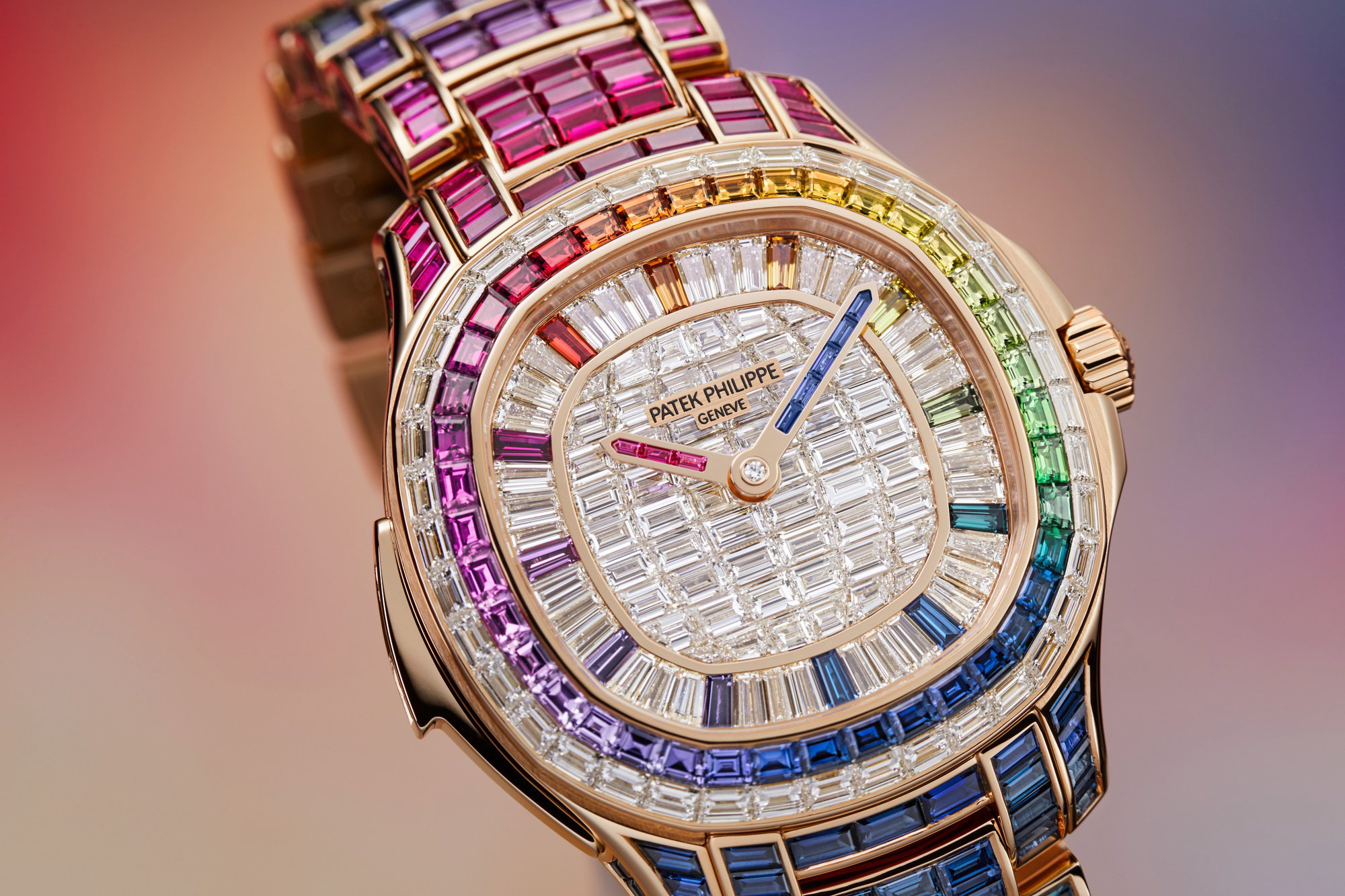 Aquanaut Luce Rainbow Minute Repeater Haute Joaillerie — view 3