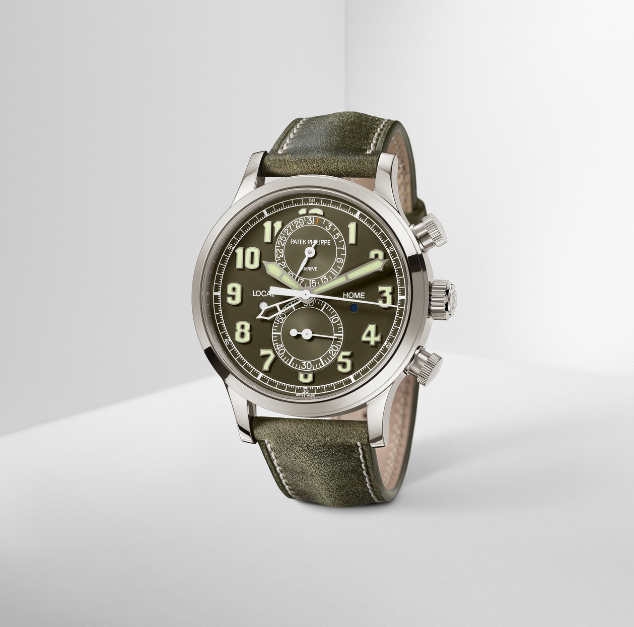 Calatrava Pilot Travel Time Chronograph — view 2