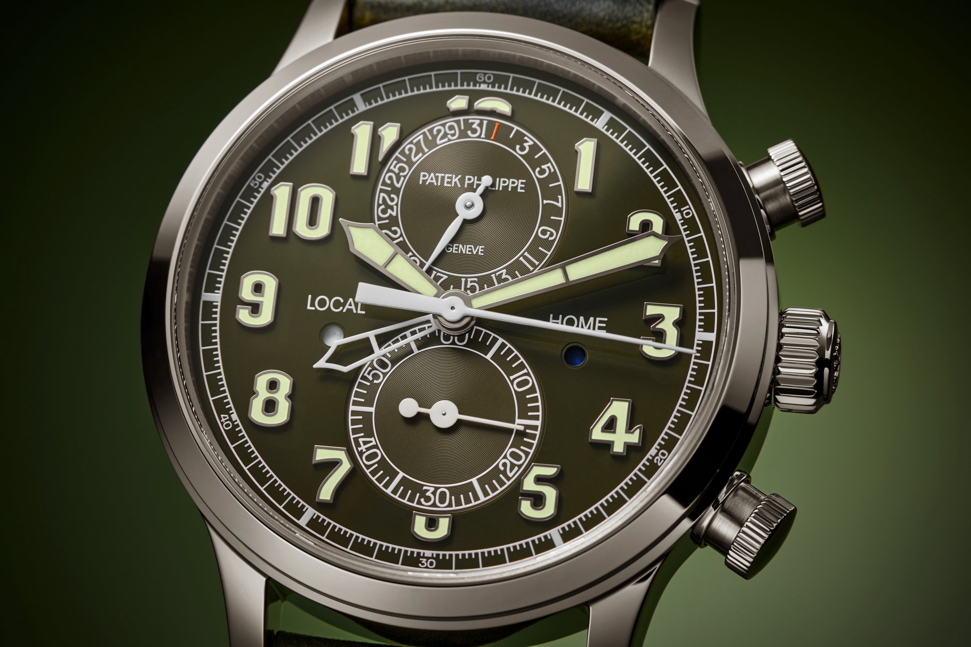 Calatrava Pilot Travel Time Chronograph — view 7