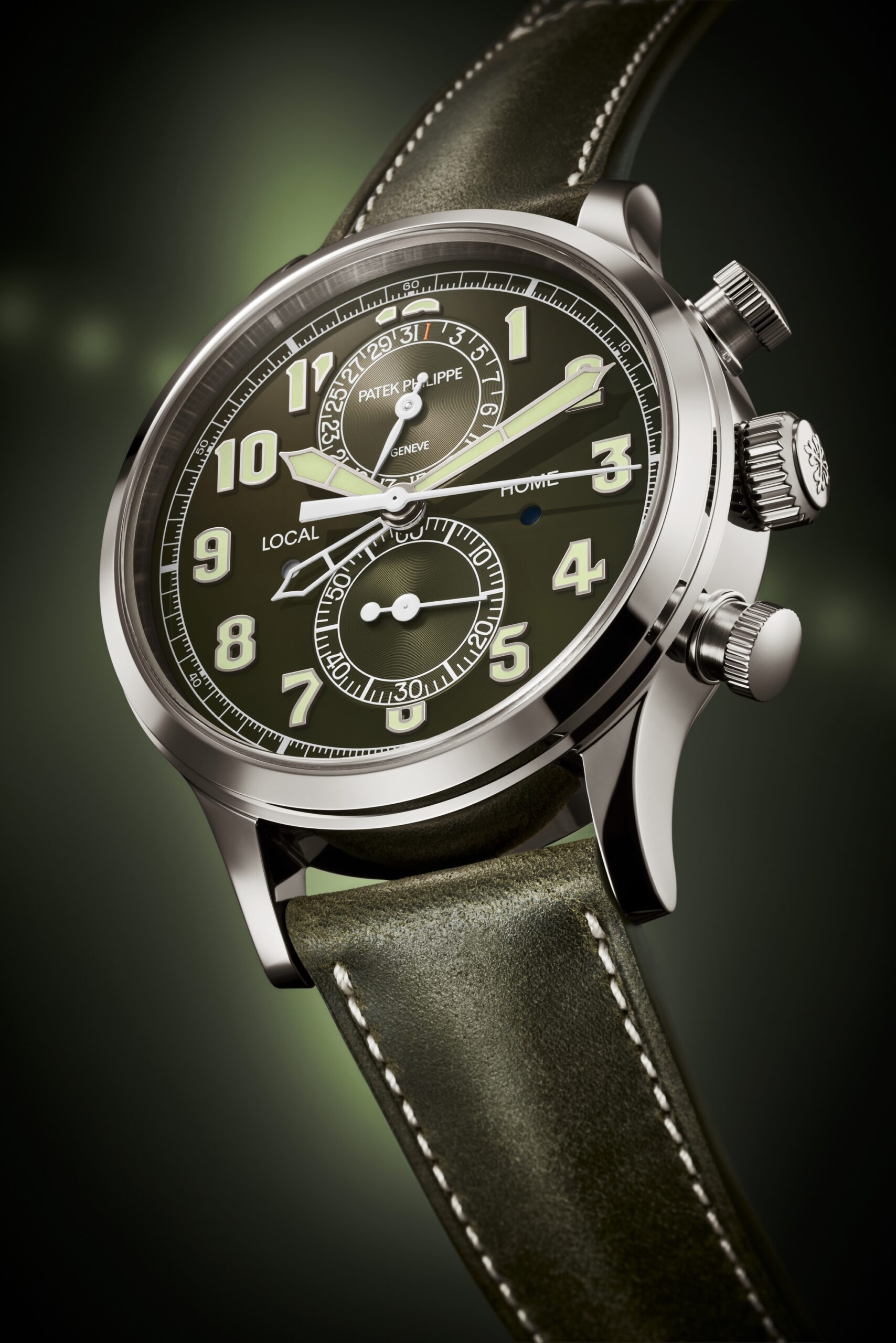 Calatrava Pilot Travel Time Chronograph — view 10