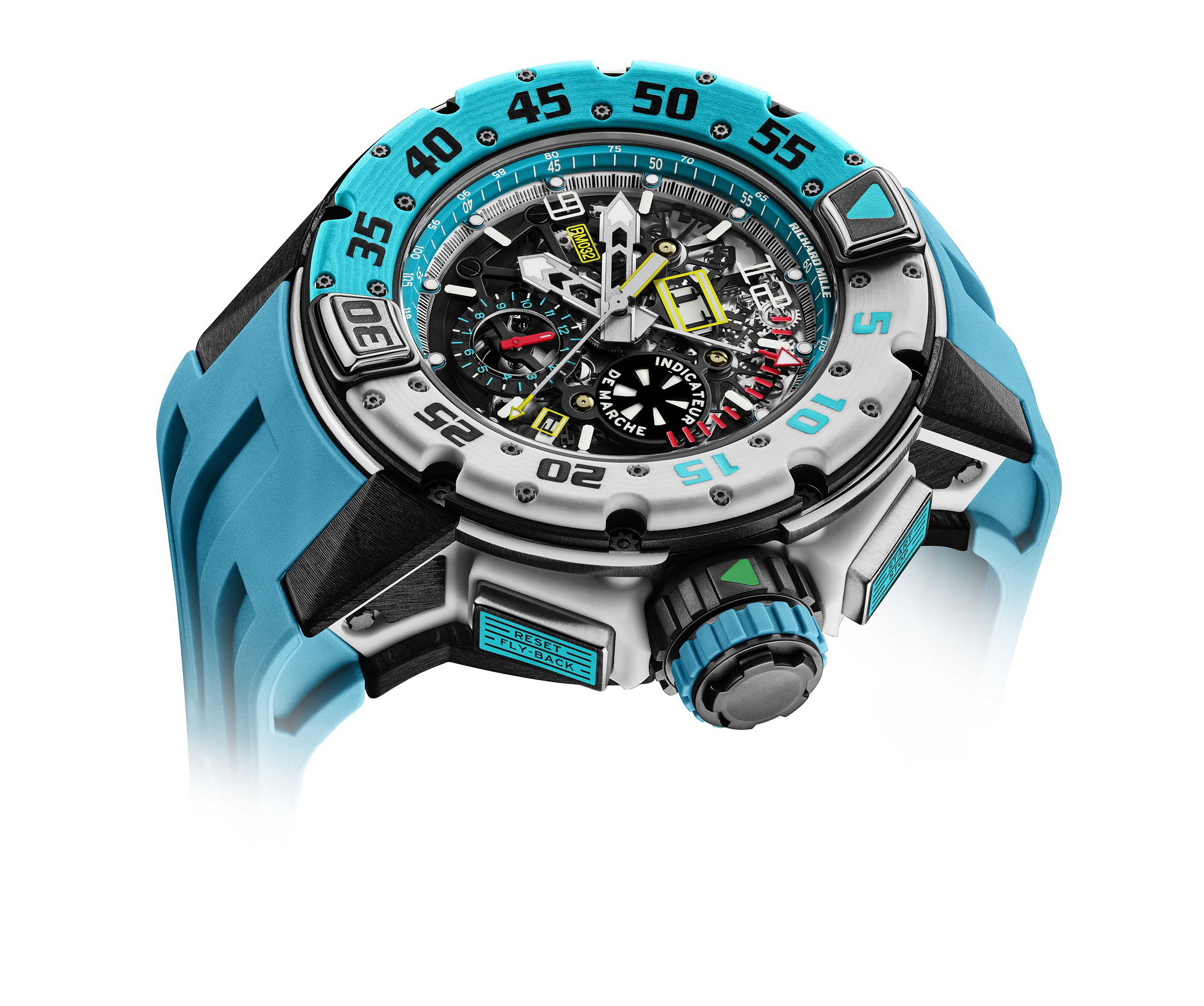 RM 032 Automatic Winding Flyback Chronograph, Les Voiles de Saint Barth Limited Edition — view 5