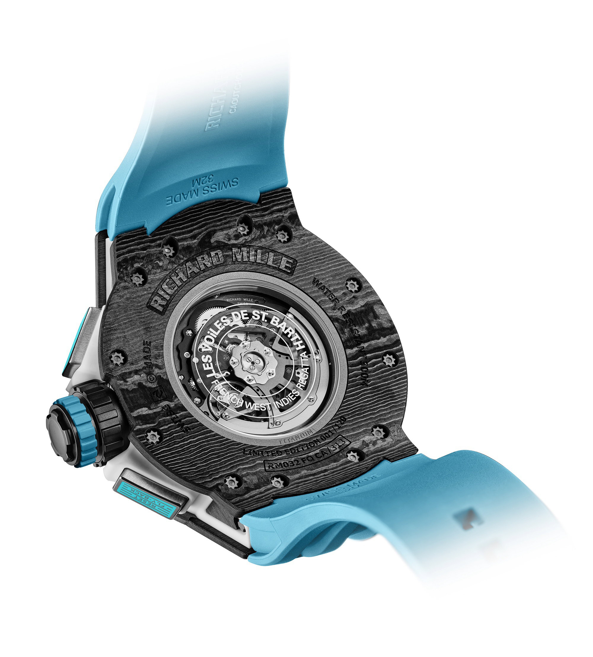 RM 032 Automatic Winding Flyback Chronograph, Les Voiles de Saint Barth Limited Edition — view 7