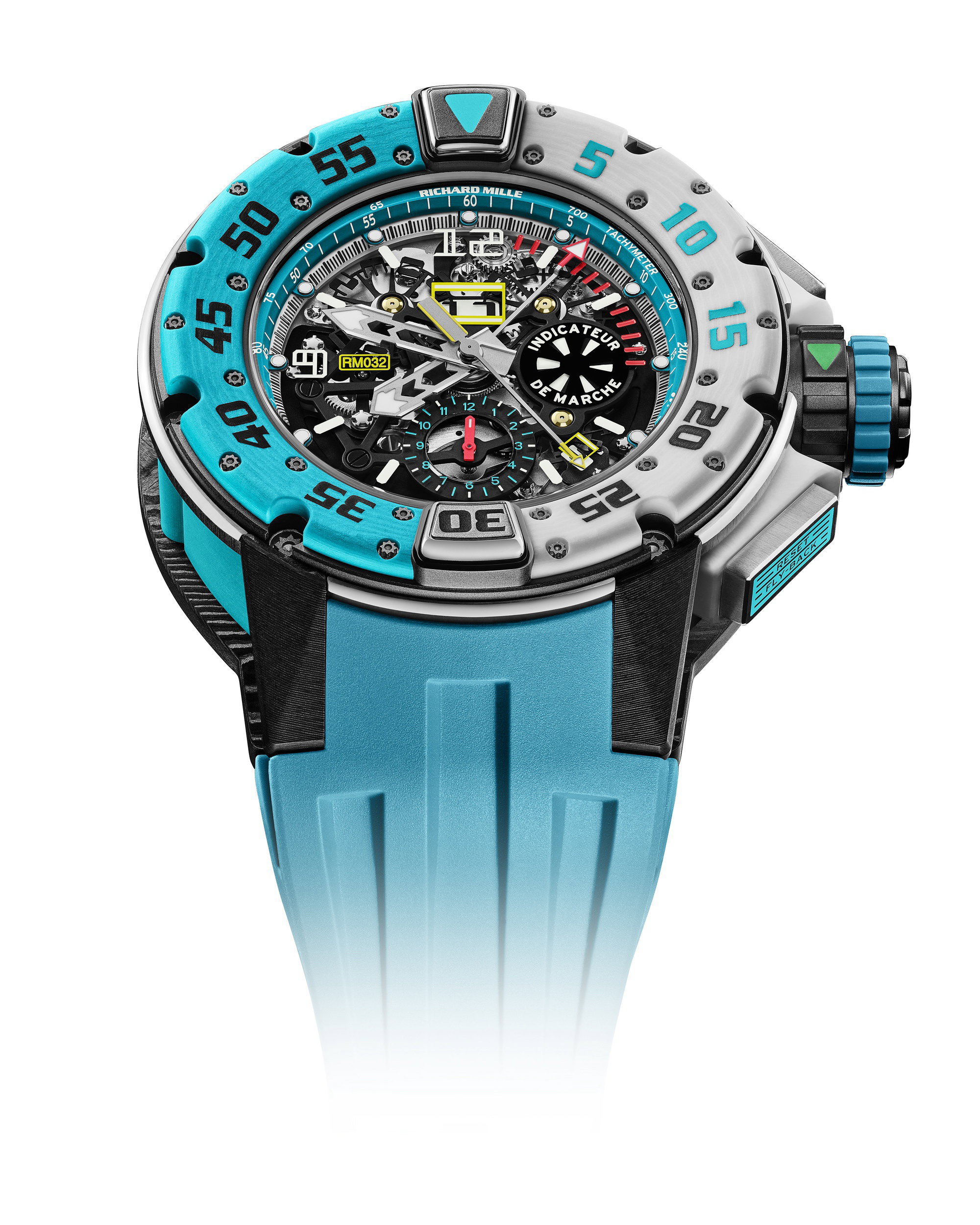 RM 032 Automatic Winding Flyback Chronograph, Les Voiles de Saint Barth Limited Edition — view 10