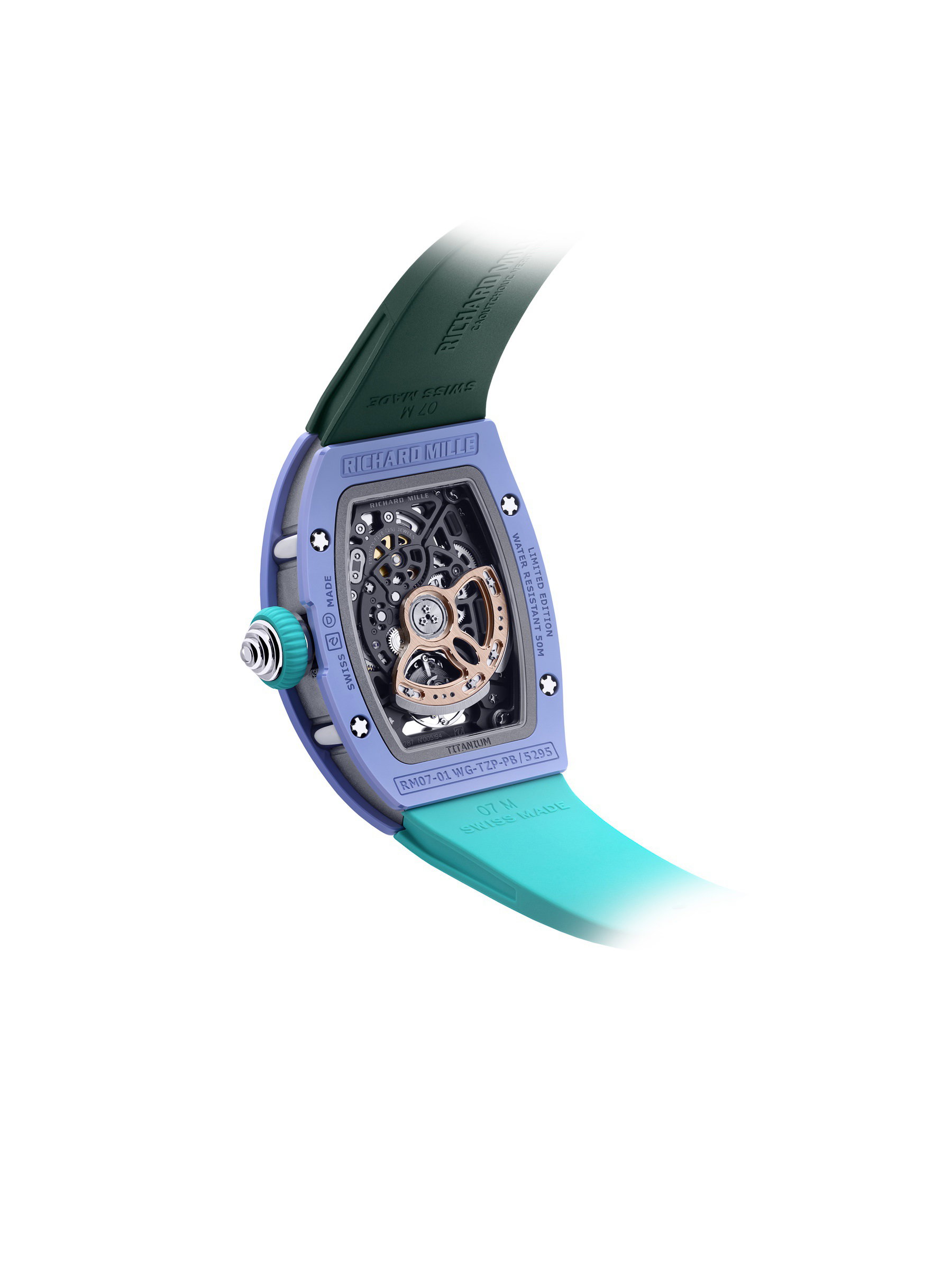 RM 07-01 Automatic Coloured Ceramics Pastel Blue Limited Edition — view 3