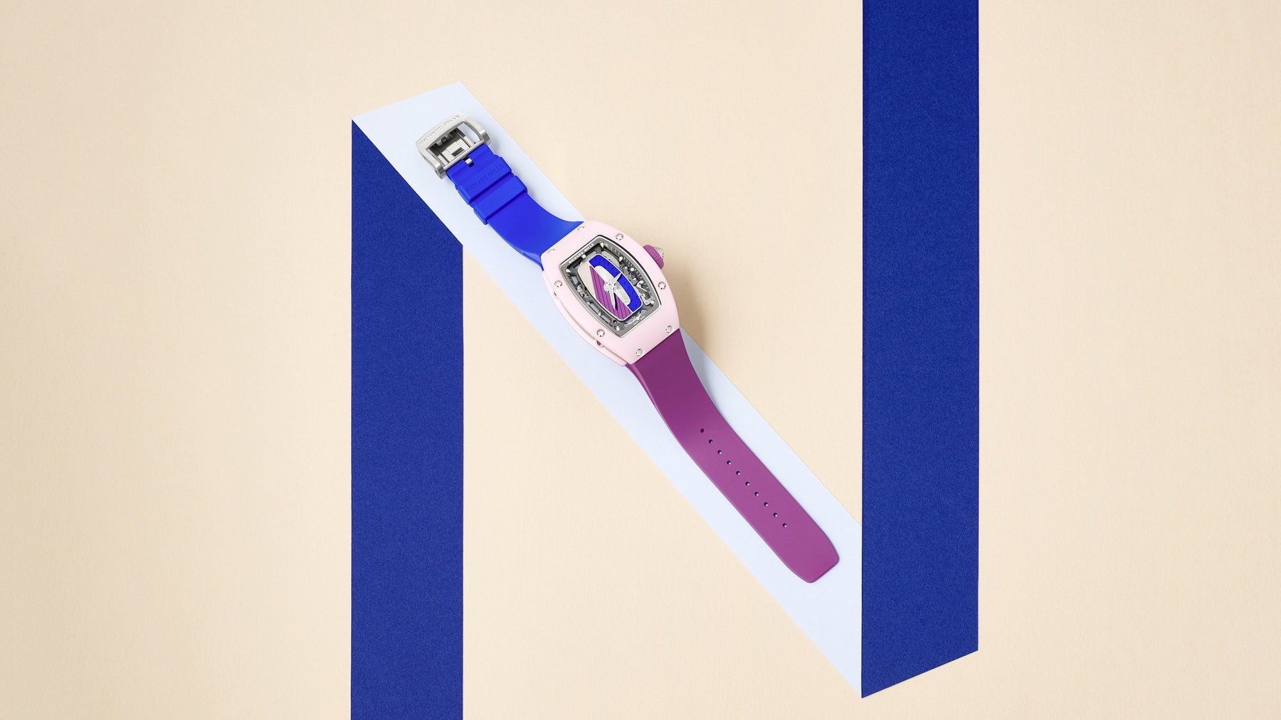 RM 07-01 Automatic Coloured Ceramics Pastel Pink Limited Edition — view 4