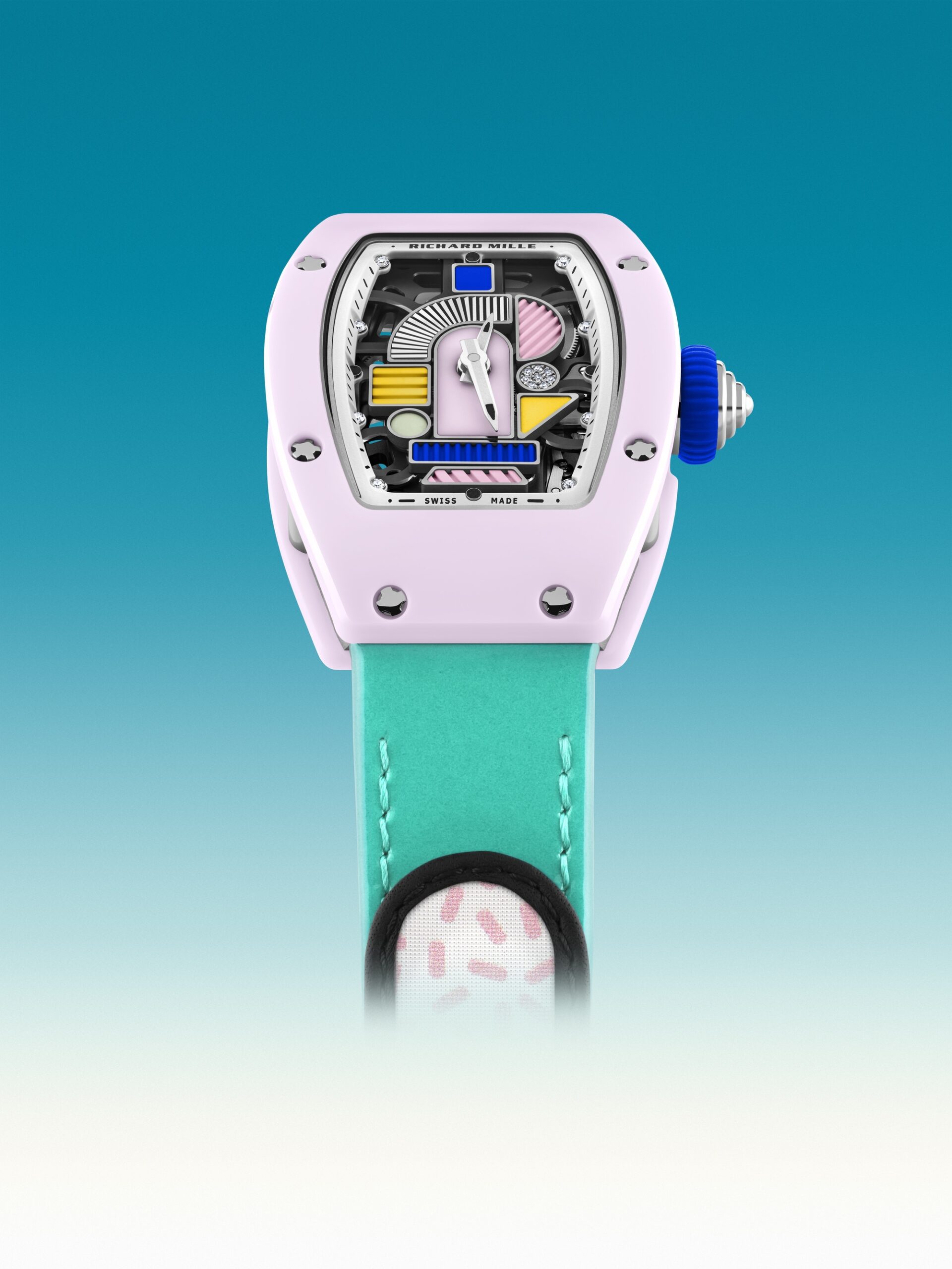 RM 07-01 Automatic Winding Coloured Ceramics Blush Pink — view 12