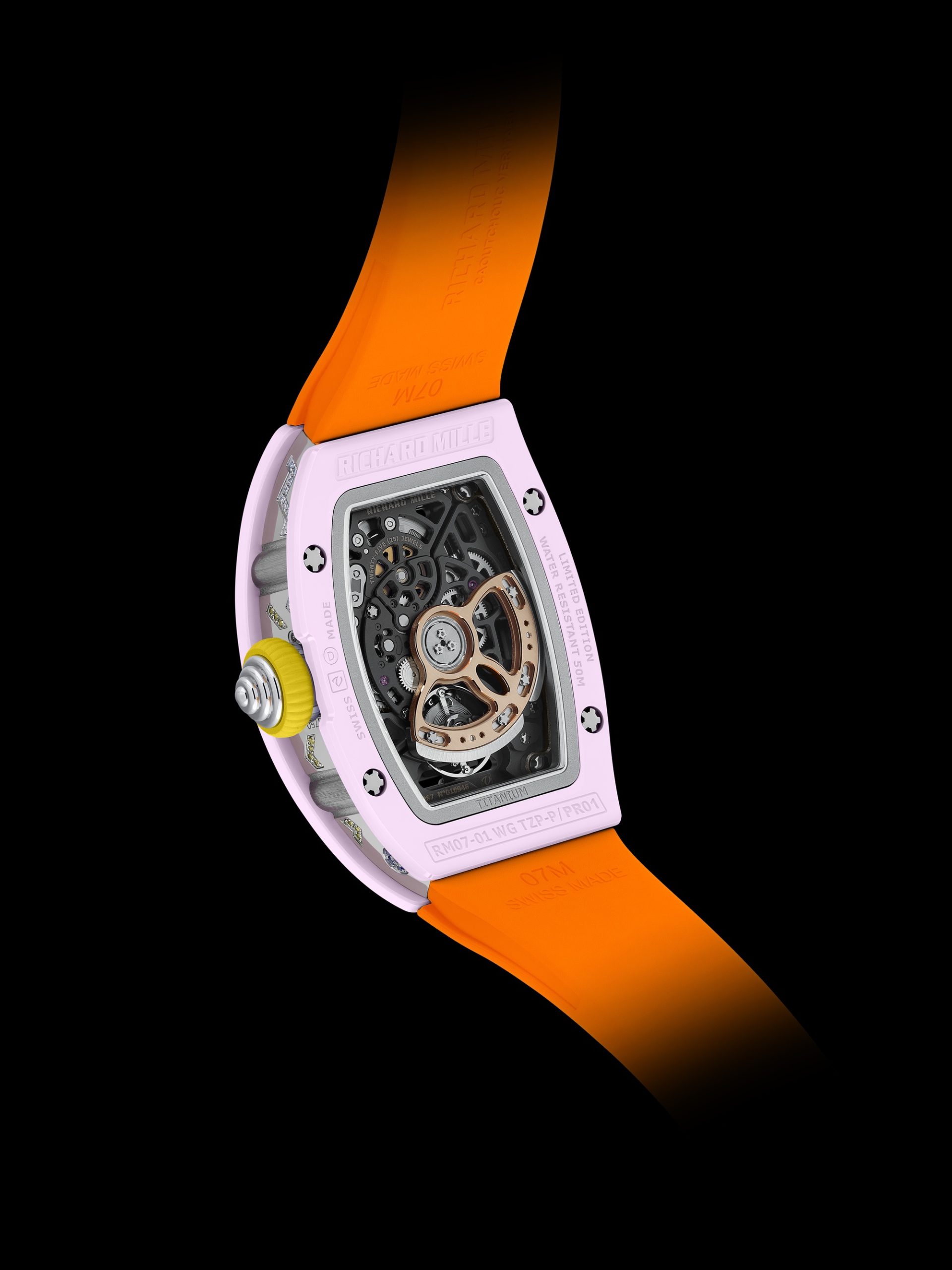RM 07-01 Automatic Winding Coloured Ceramics Blush Pink — view 6