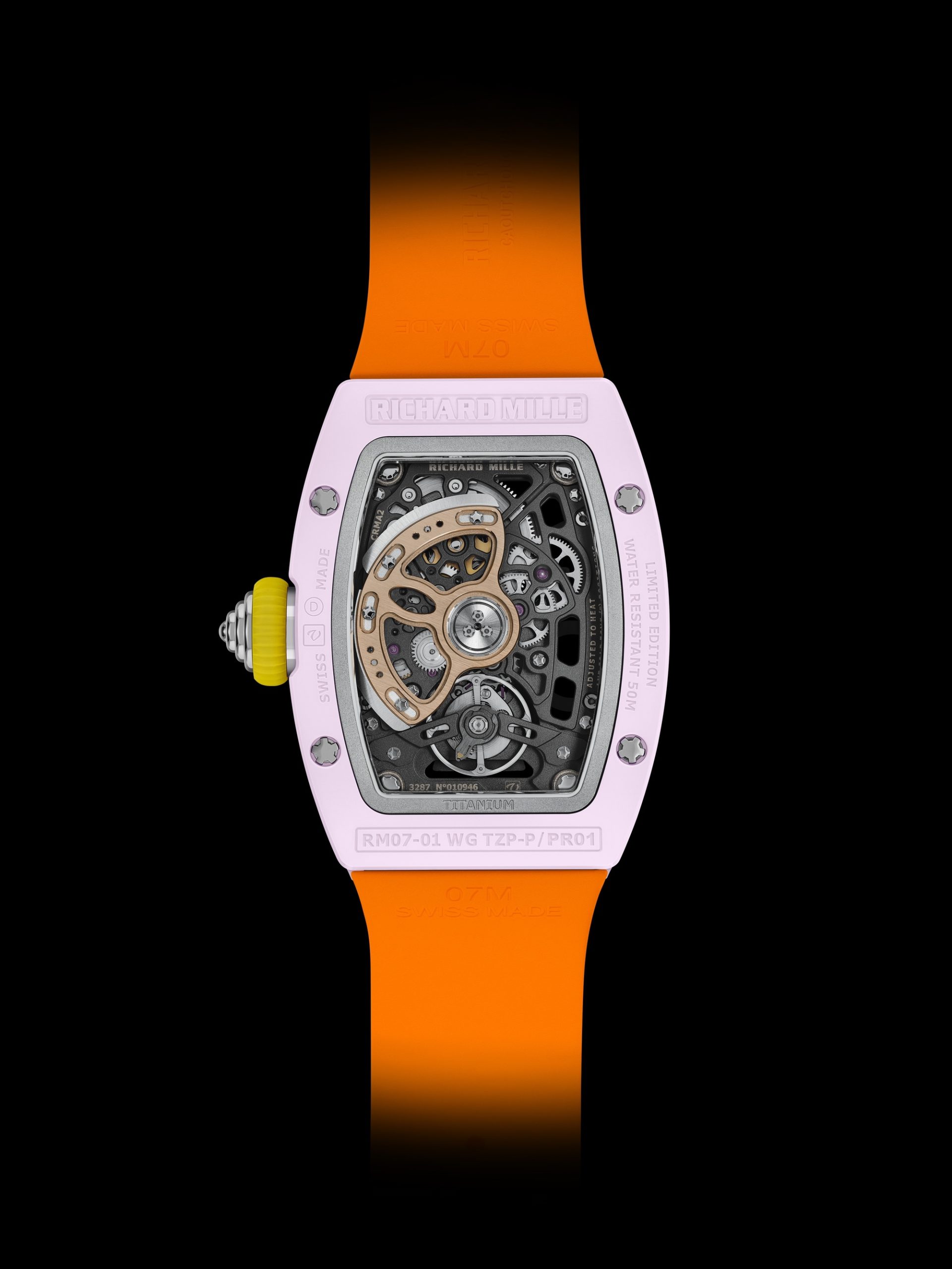 RM 07-01 Automatic Winding Coloured Ceramics Blush Pink — view 7