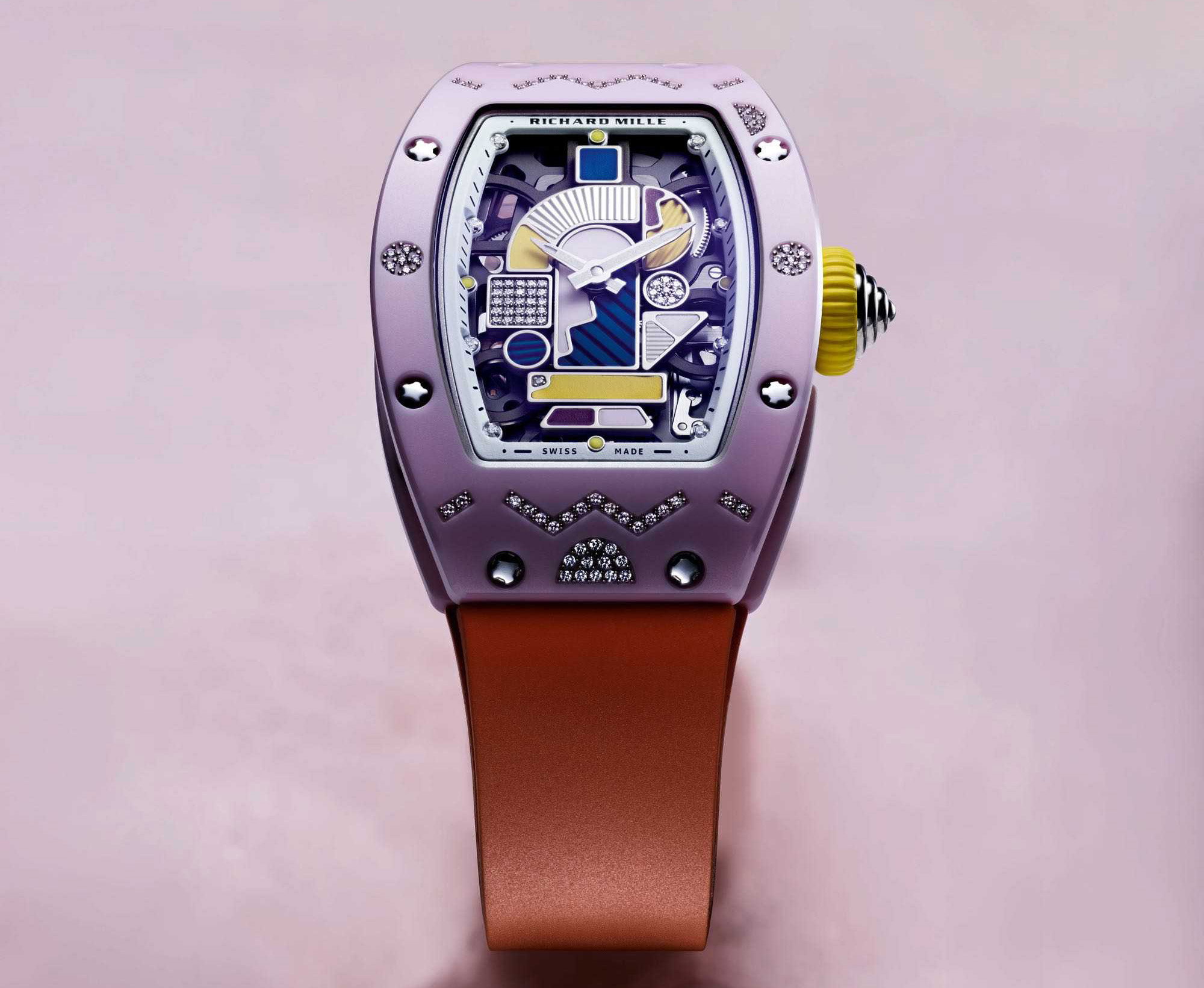 RM 07-01 Automatic Winding Coloured Ceramics Blush Pink — view 9
