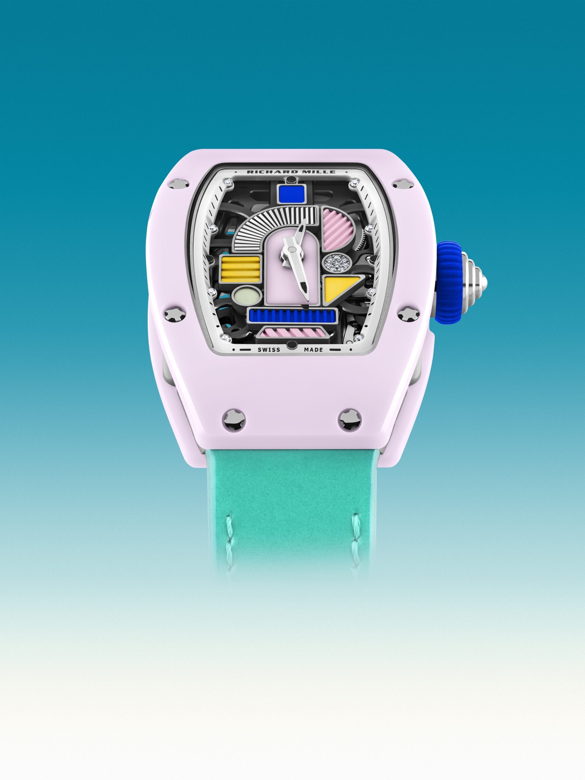 RM 07-01 Automatic Winding Coloured Ceramics Blush Pink — view 8