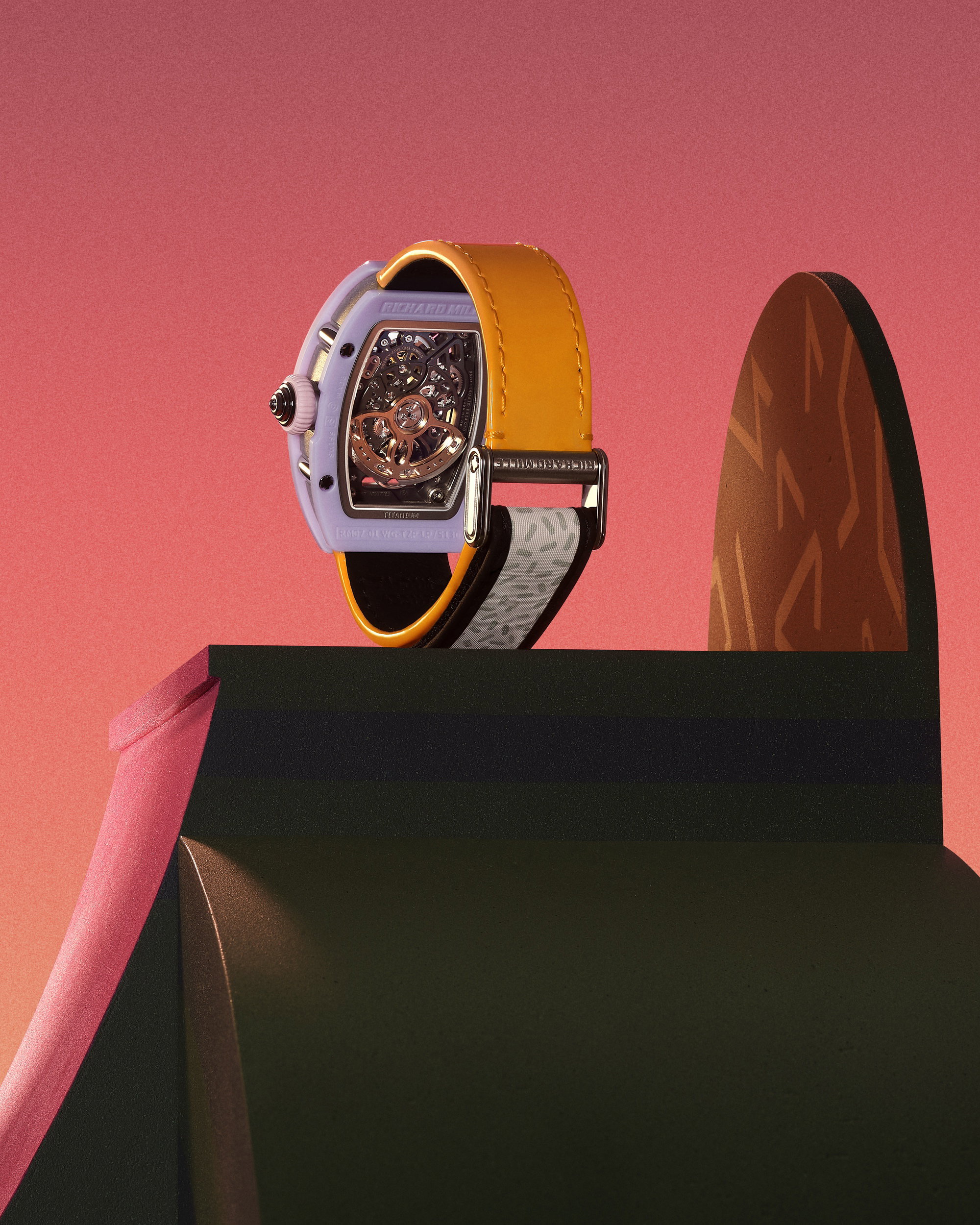 RM 07-01 Automatic Winding Coloured Ceramics Lavender — view 12