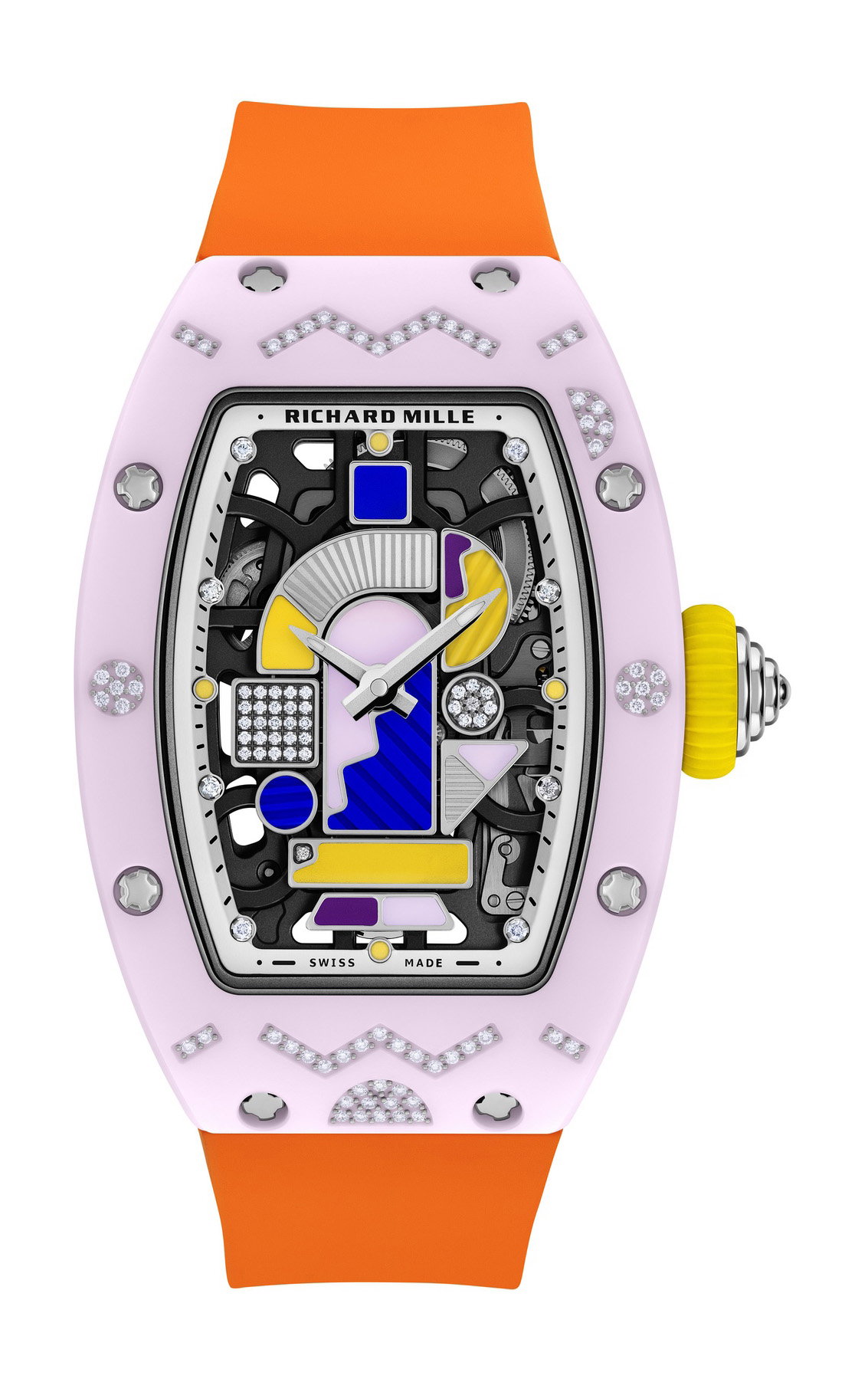 RM 07-01 Automatic Winding Coloured Ceramics Lavender Pink — view 10