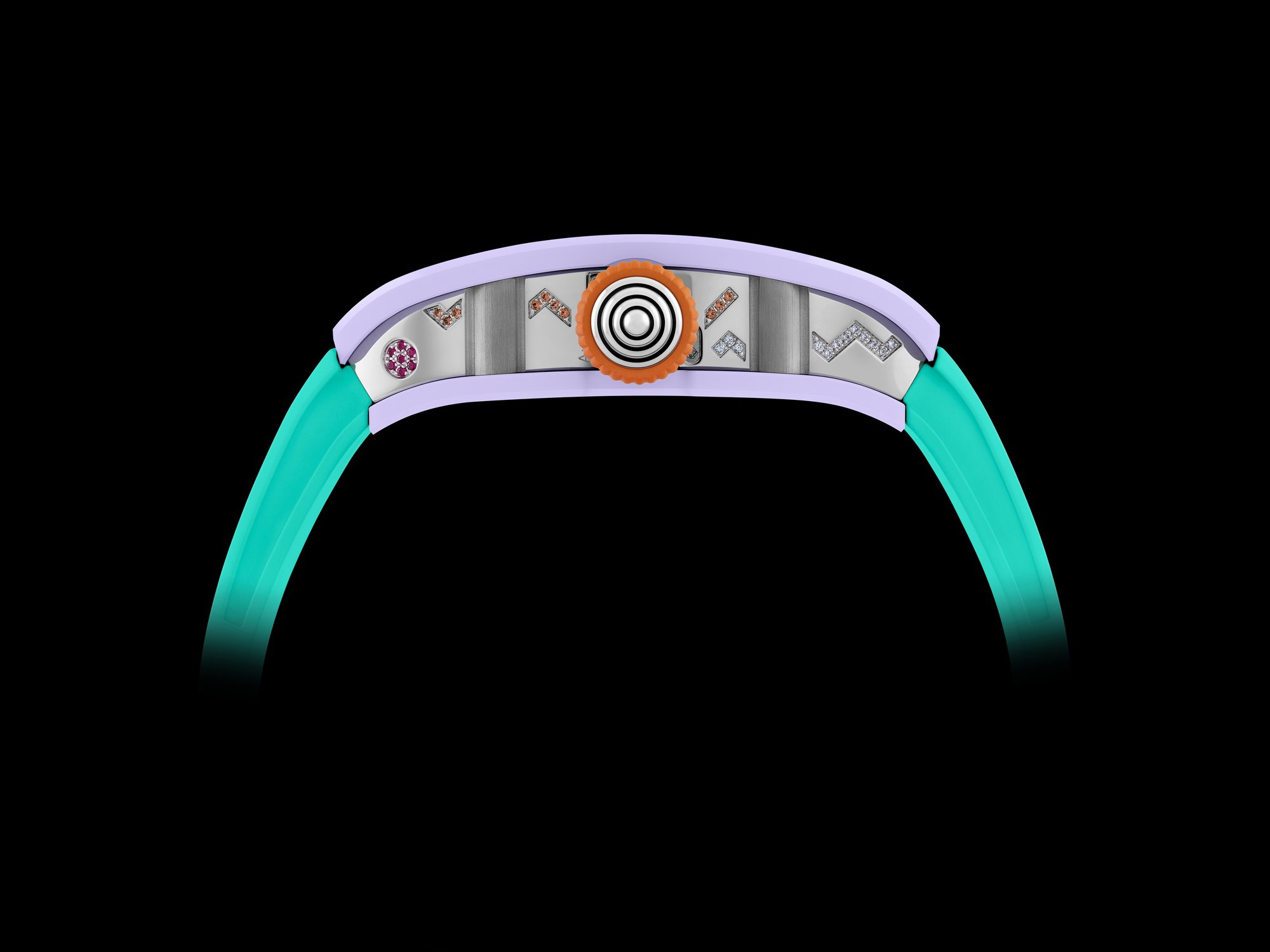 RM 07-01 Automatic Winding Coloured Ceramics Lavender Pink — view 3