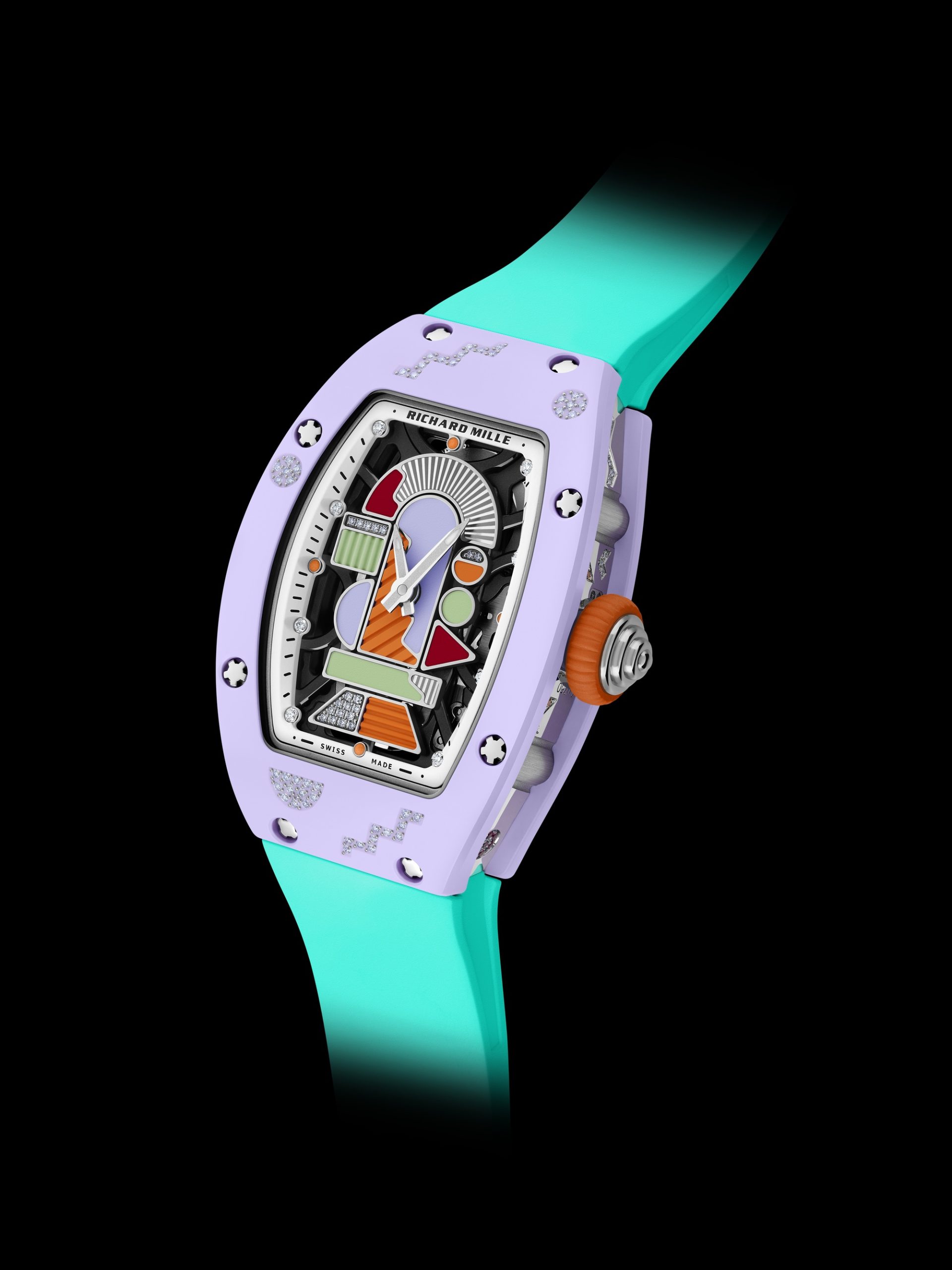 RM 07-01 Automatic Winding Coloured Ceramics Lavender Pink — view 7