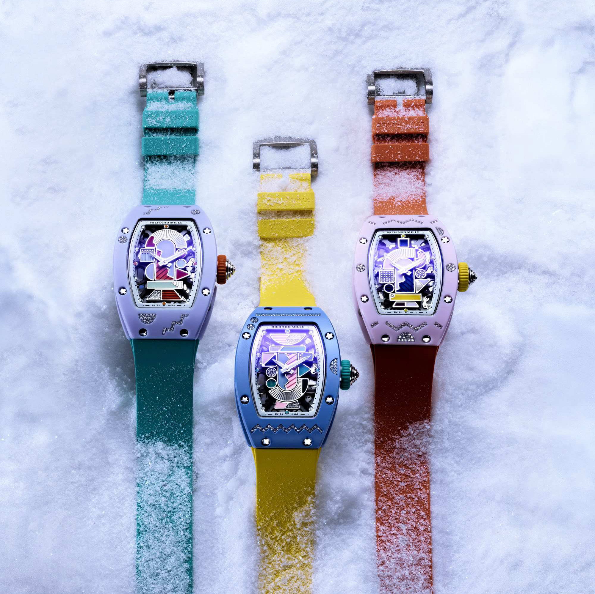 RM 07-01 Automatic Winding Coloured Ceramics Lavender Pink — view 8