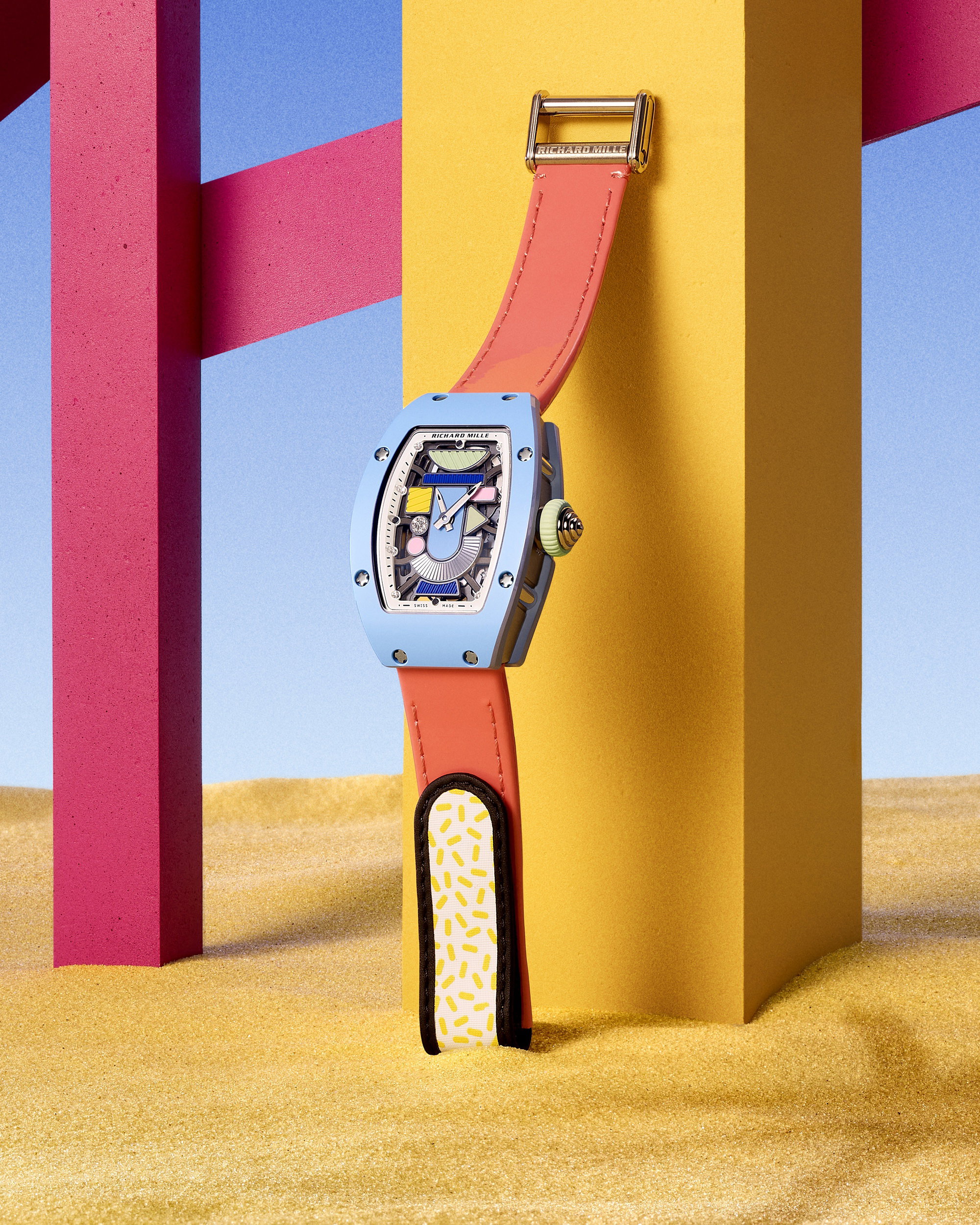 RM 07-01 Automatic Winding Coloured Ceramics Powder Blue — view 11