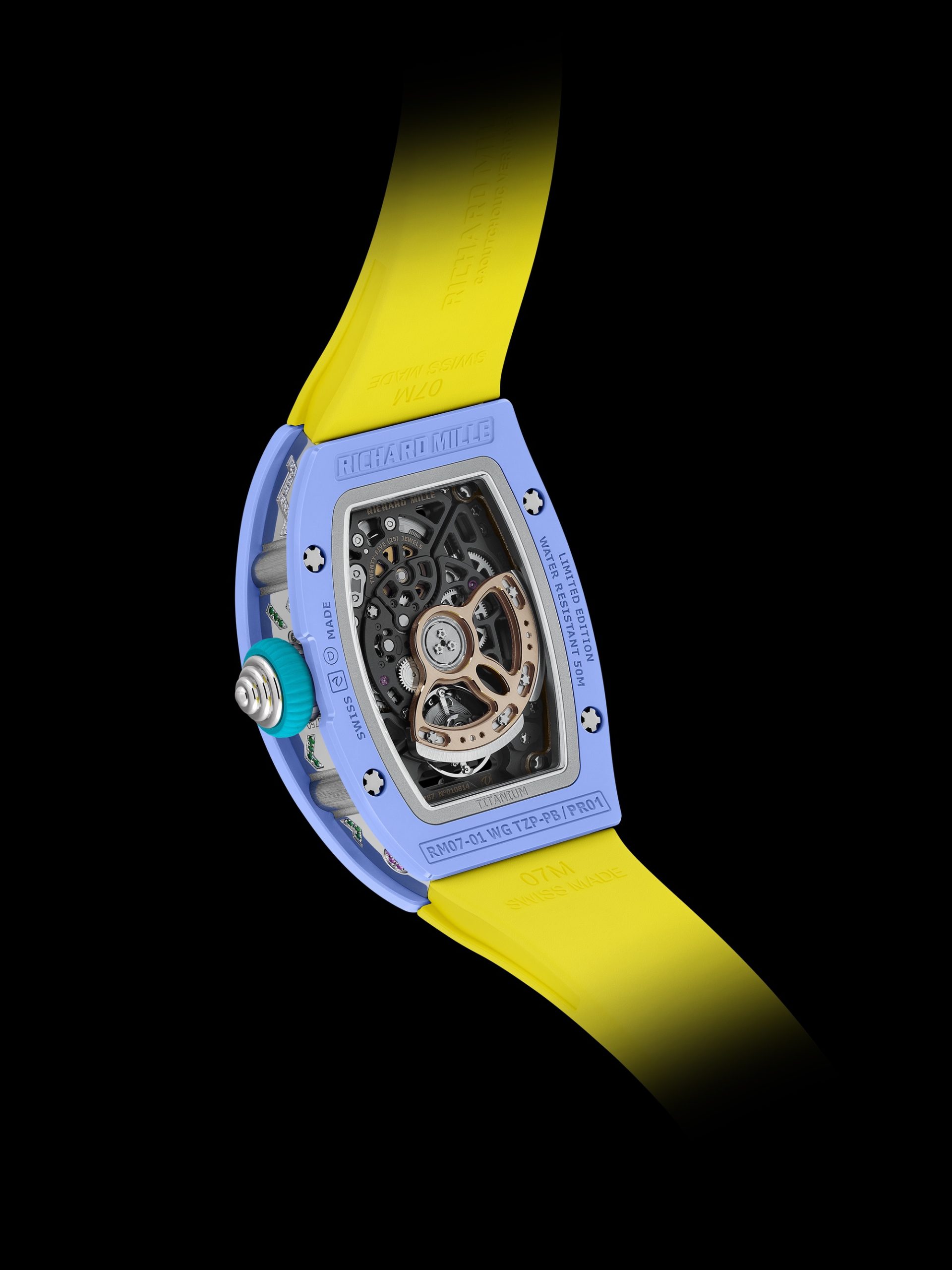 RM 07-01 Automatic Winding Coloured Ceramics Powder Blue — view 3