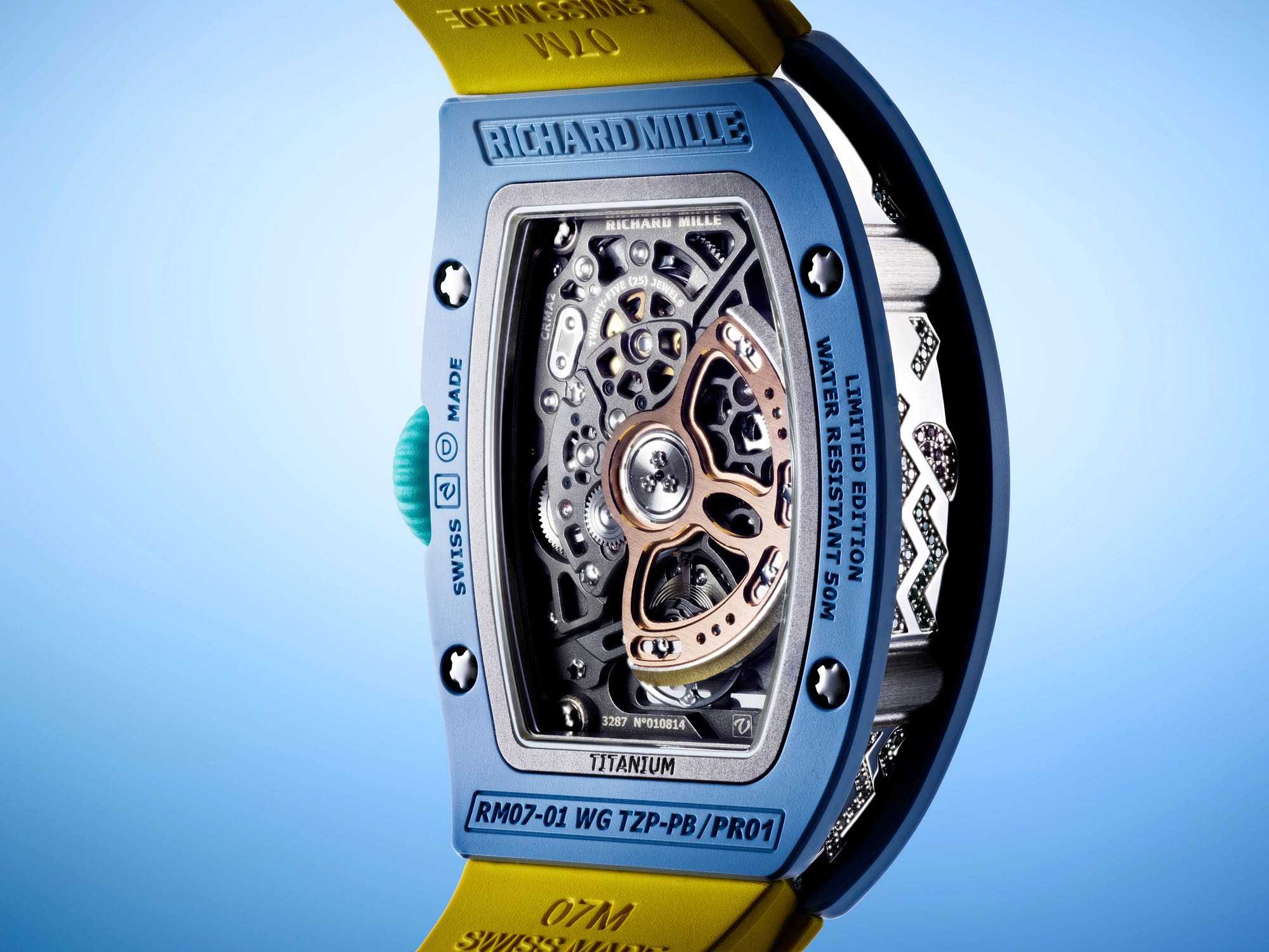 RM 07-01 Automatic Winding Coloured Ceramics Powder Blue — view 8