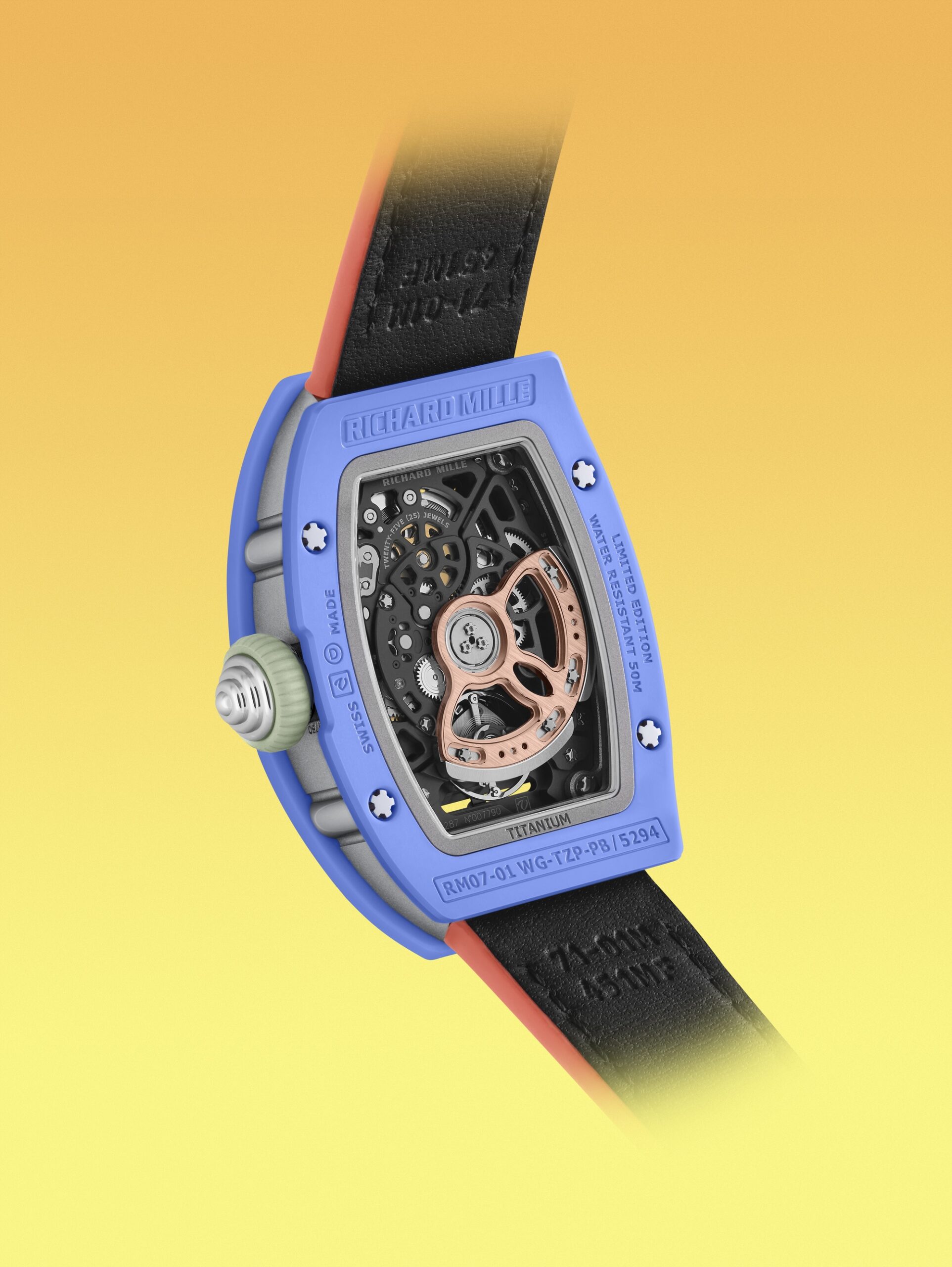 RM 07-01 Automatic Winding Coloured Ceramics Powder Blue — view 3