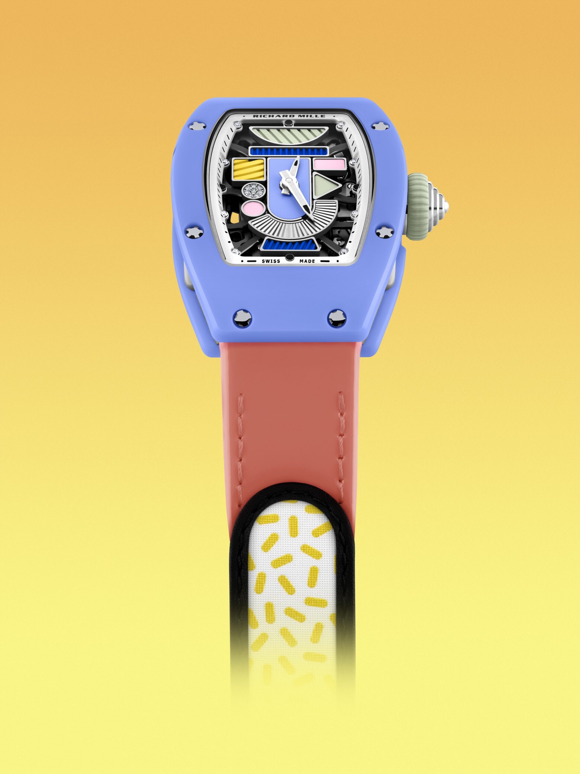 RM 07-01 Automatic Winding Coloured Ceramics Powder Blue — view 6