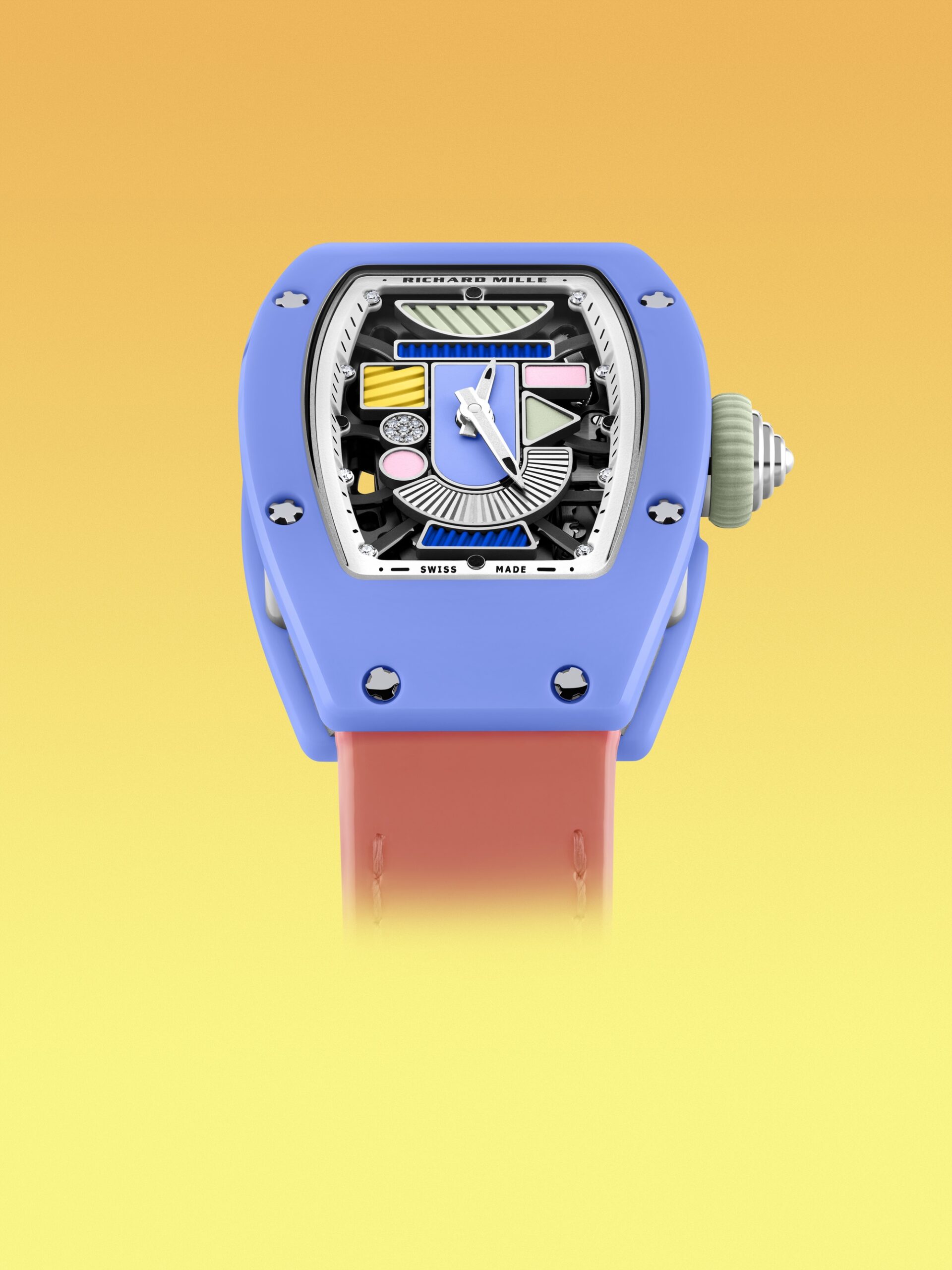 RM 07-01 Automatic Winding Coloured Ceramics Powder Blue — view 10