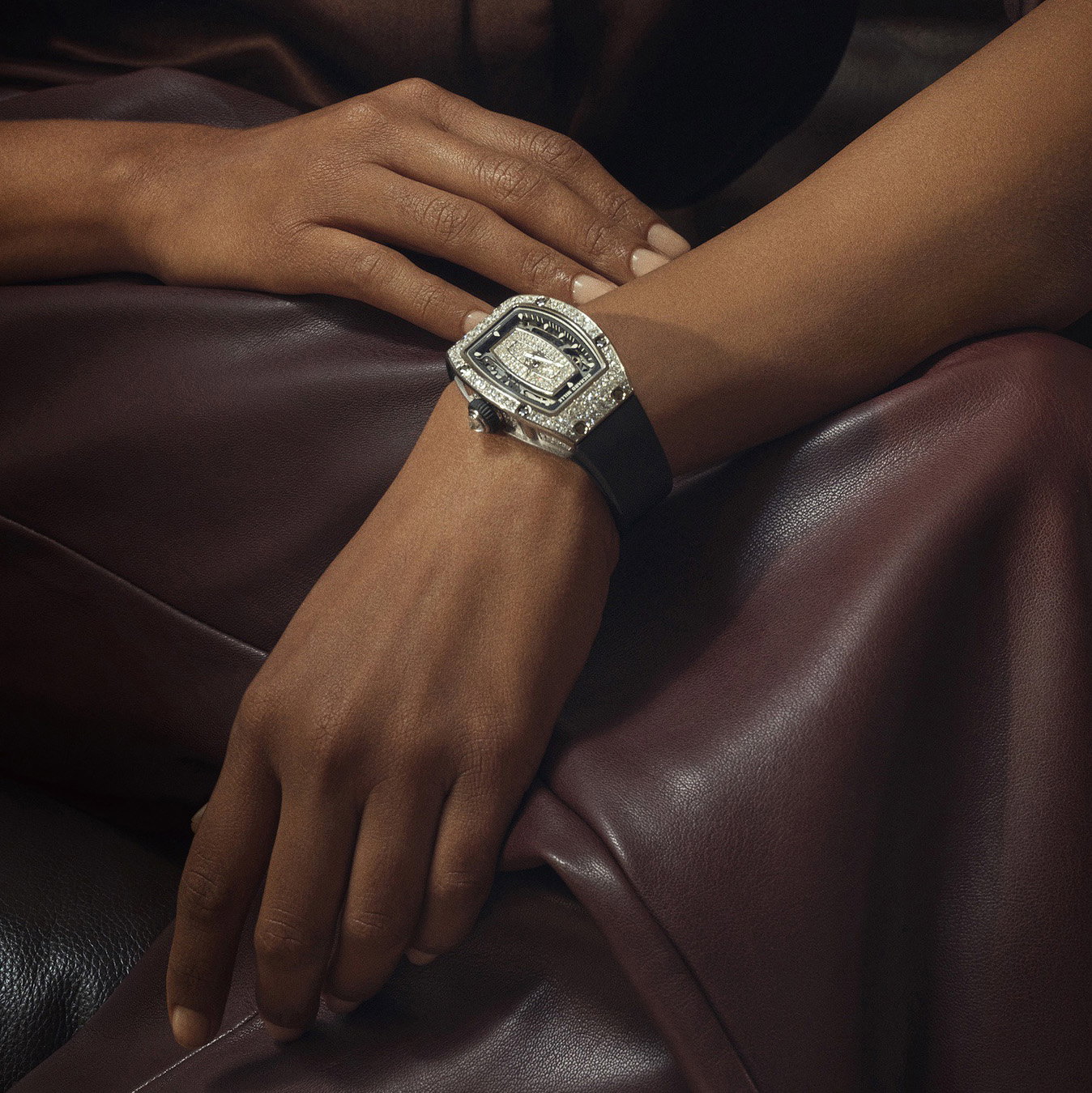 RM 07-01 Automatic Winding White Gold Baguette — view 2