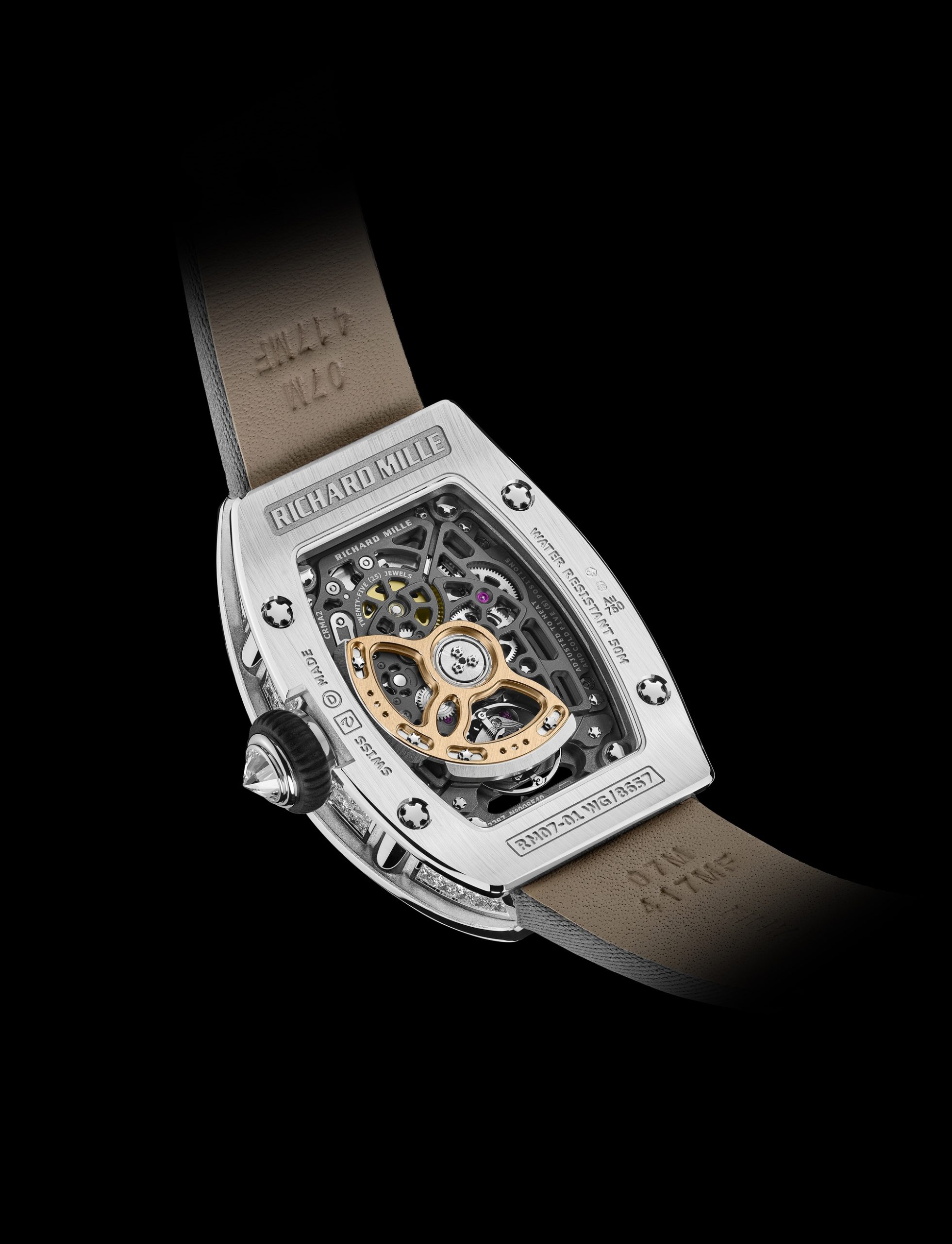 RM 07-01 Automatic Winding White Gold Baguette — view 3