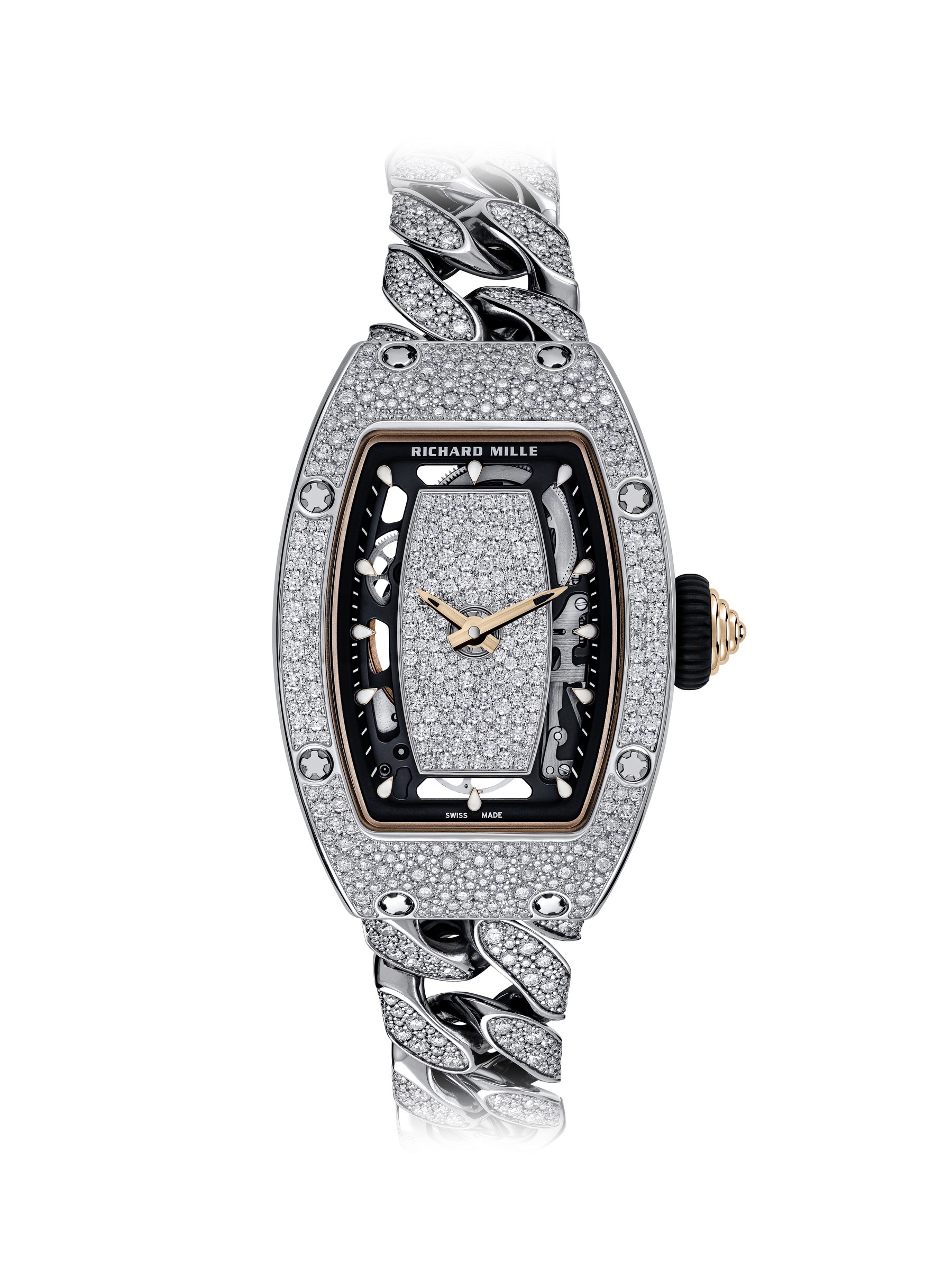 RM 07-01 Automatic Winding White Gold Gourmette — view 5
