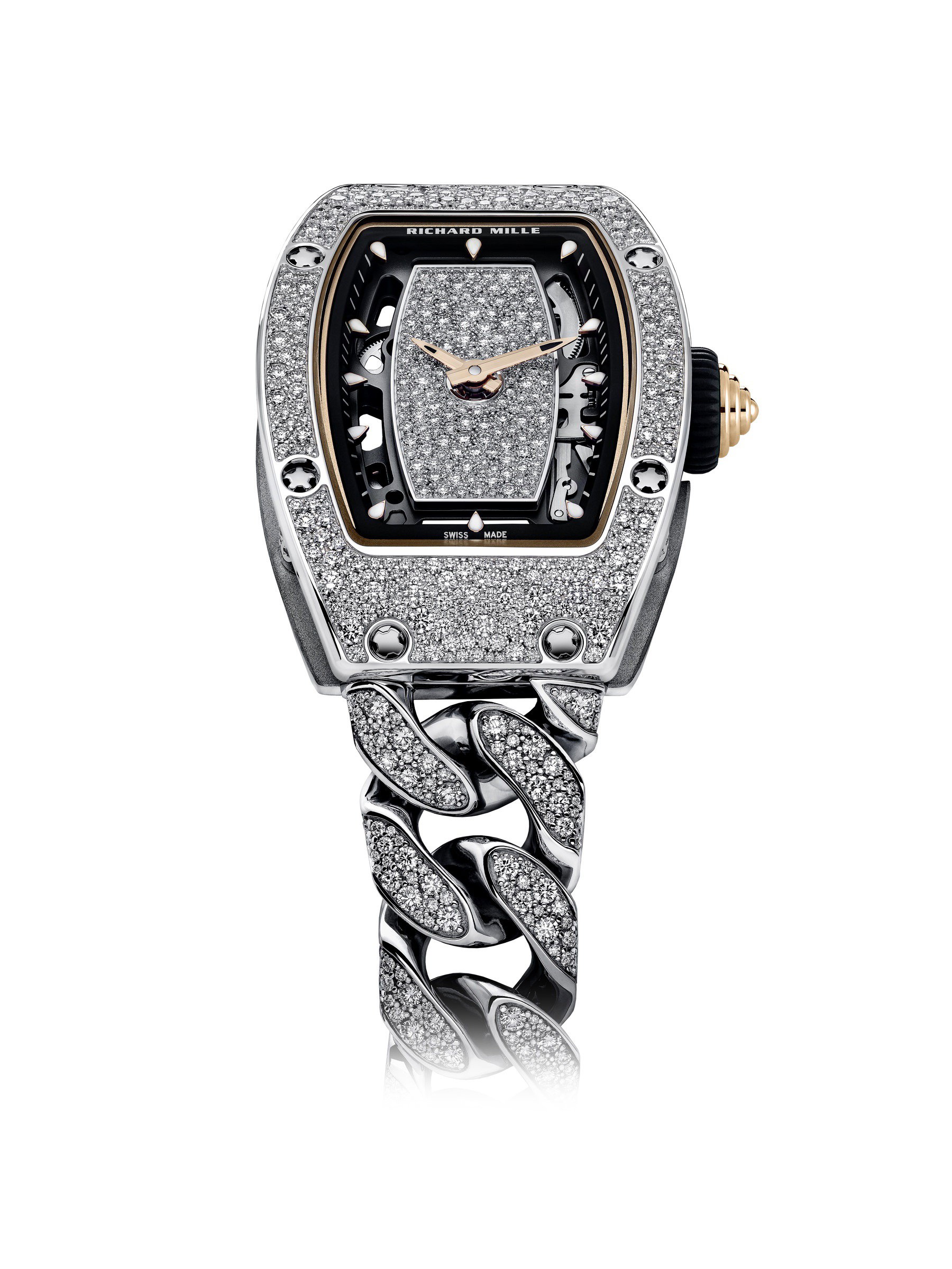 RM 07-01 Automatic Winding White Gold Gourmette — view 6