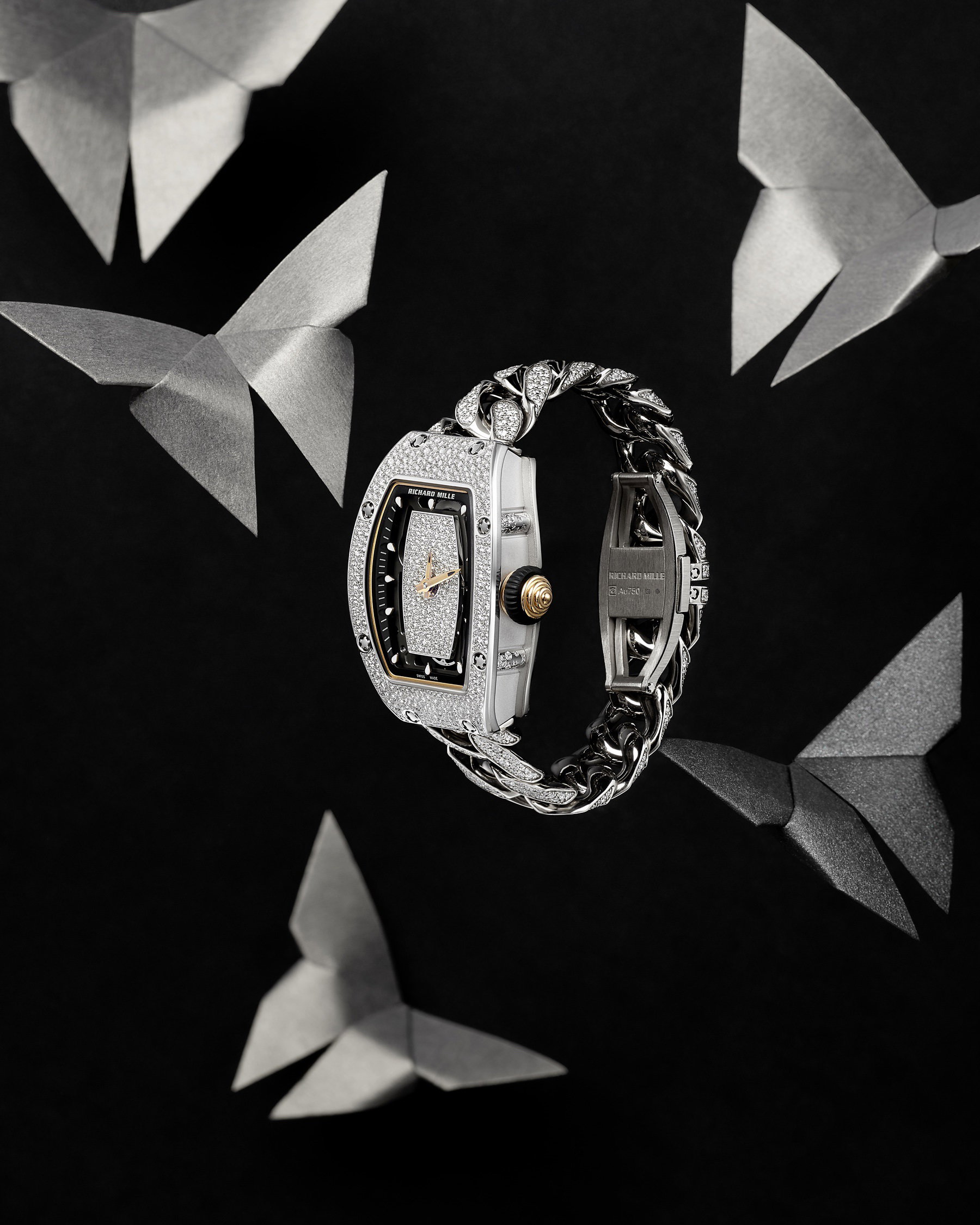 RM 07-01 Automatic Winding White Gold Gourmette — view 7