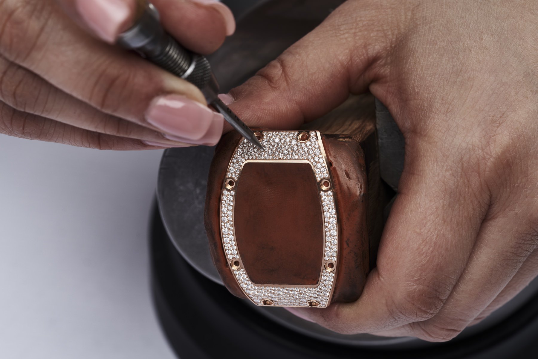 RM 07-01 Automatic Winding White Gold Gourmette — view 8