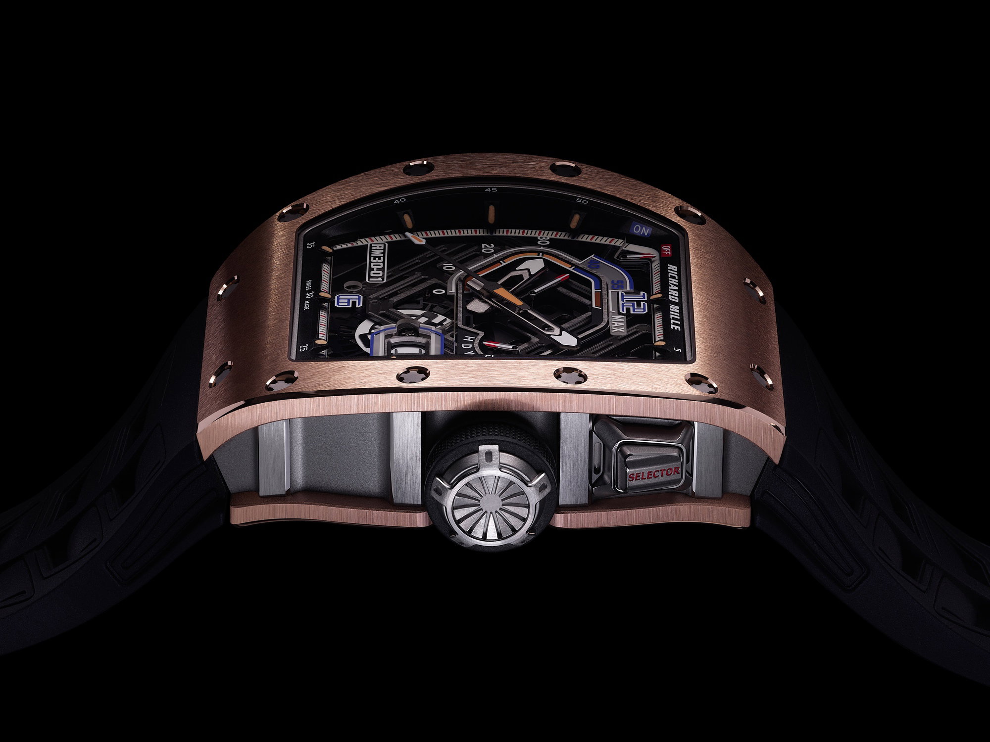 RM 30-01 Automatic Winding with Declutchable Rotor Red Gold — view 11