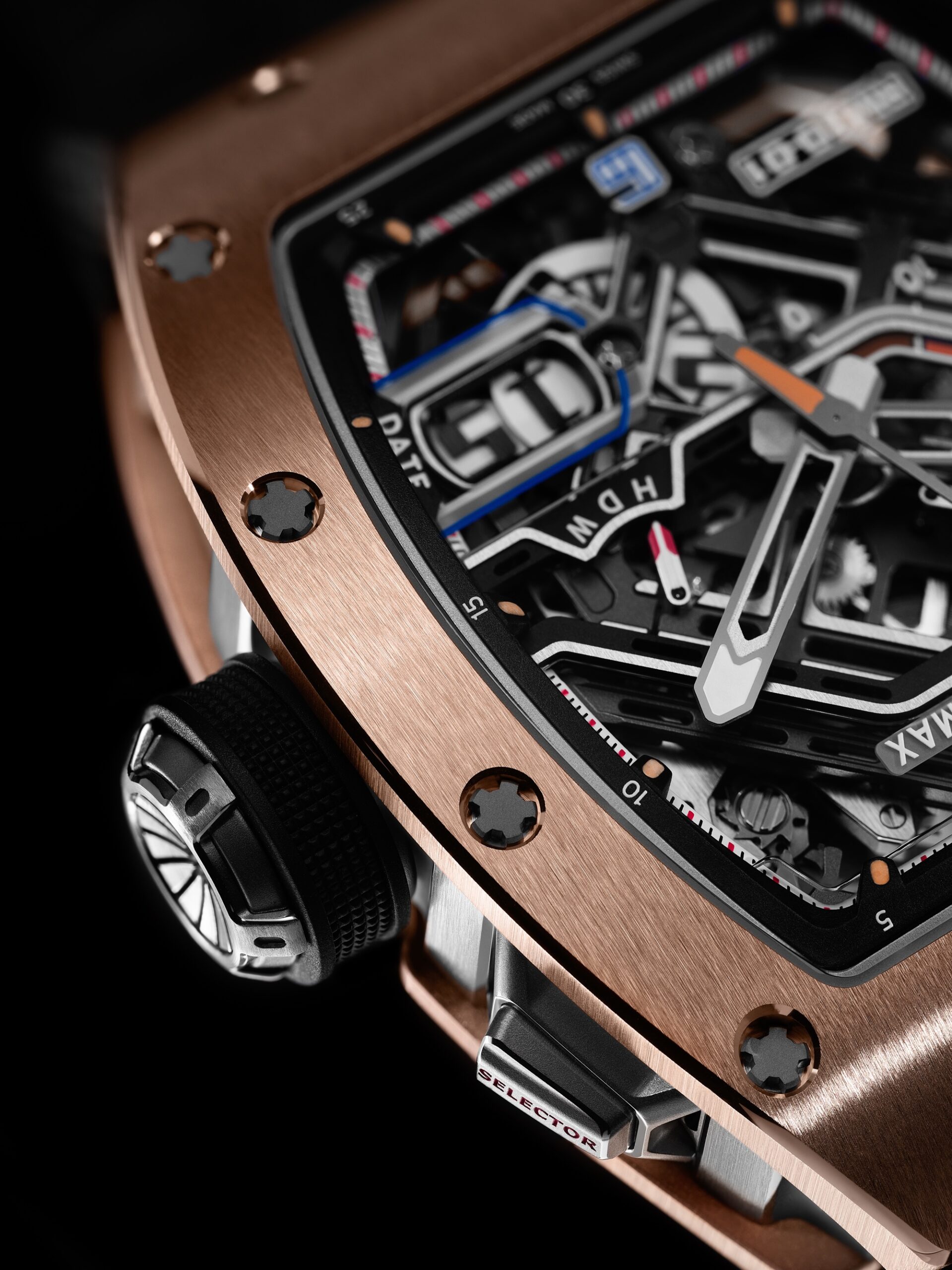 RM 30-01 Automatic Winding with Declutchable Rotor Red Gold — view 12