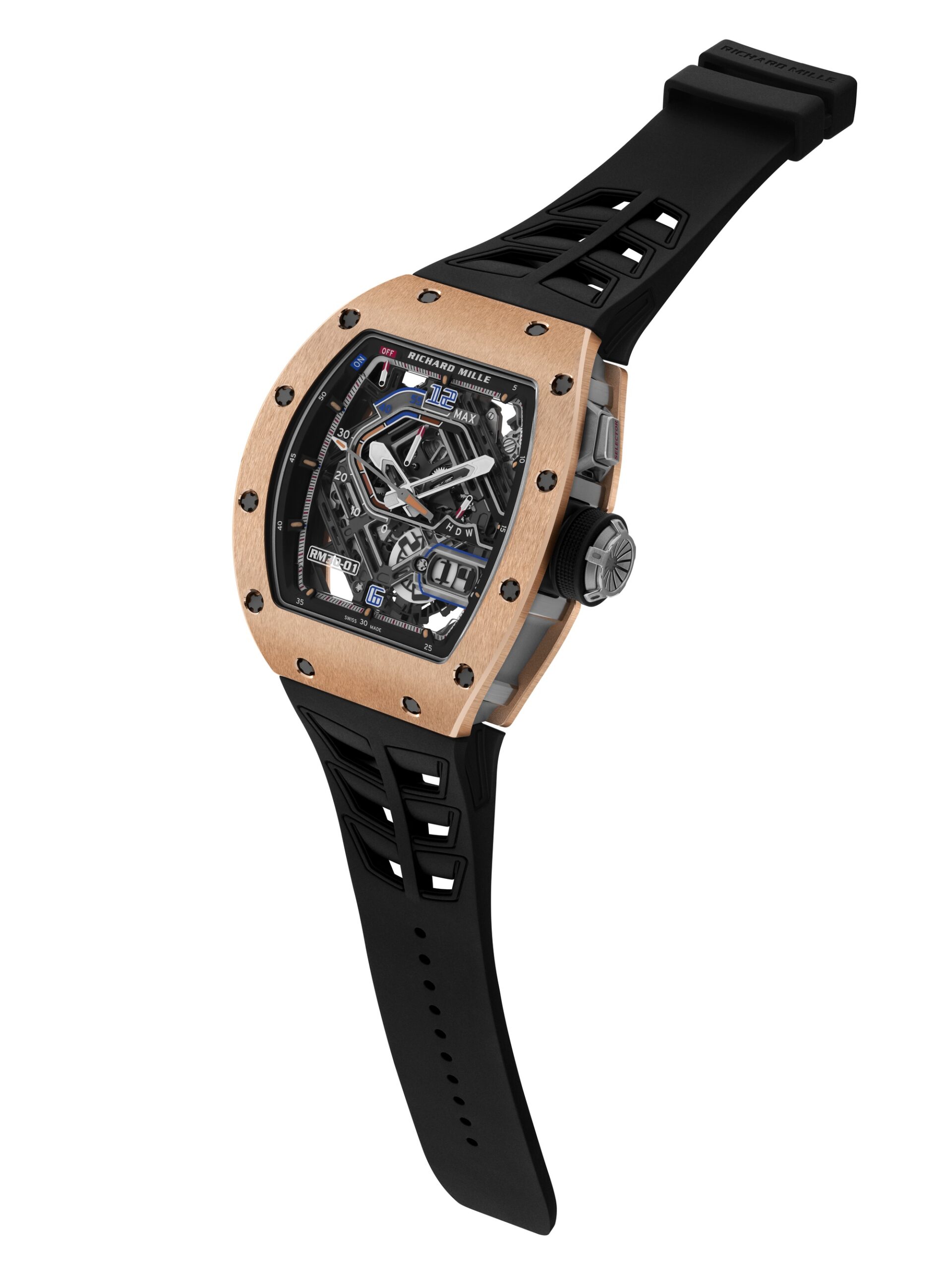 RM 30-01 Automatic Winding with Declutchable Rotor Red Gold — view 7