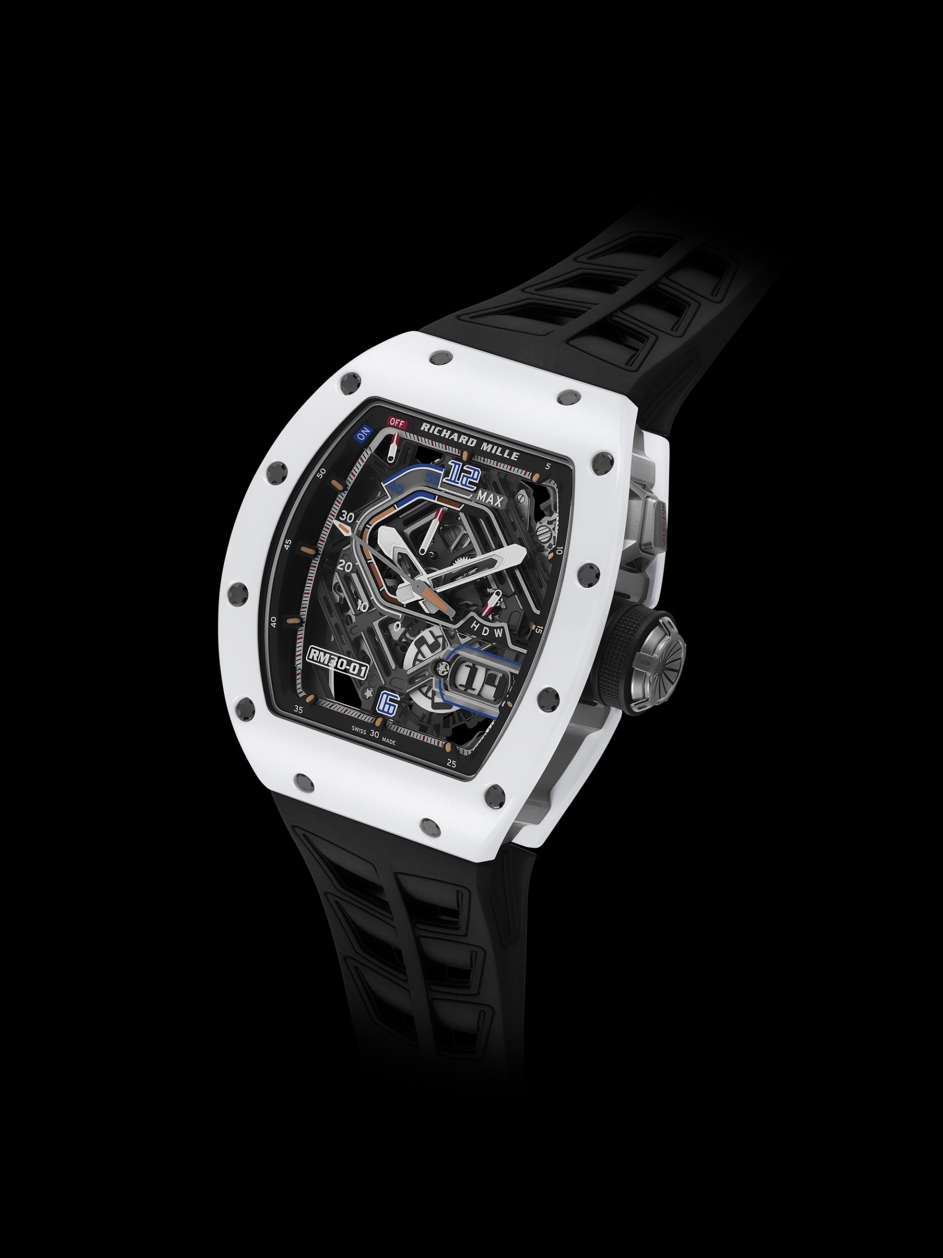 RM 30-01 Automatic Winding with Declutchable Rotor White Ceramic — view 3