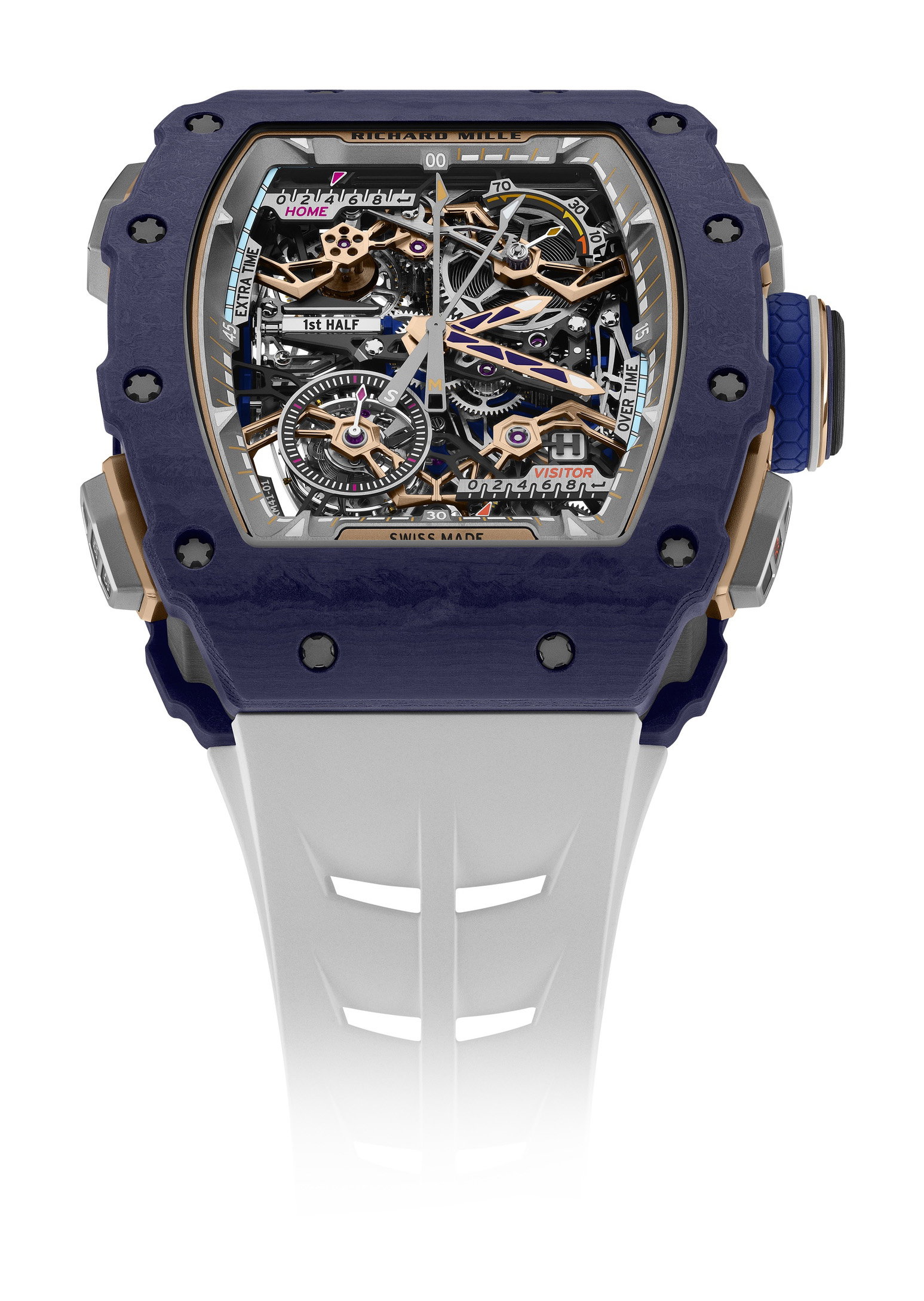 RM 41-01 Tourbillon Soccer Dark Blue Quartz TPT