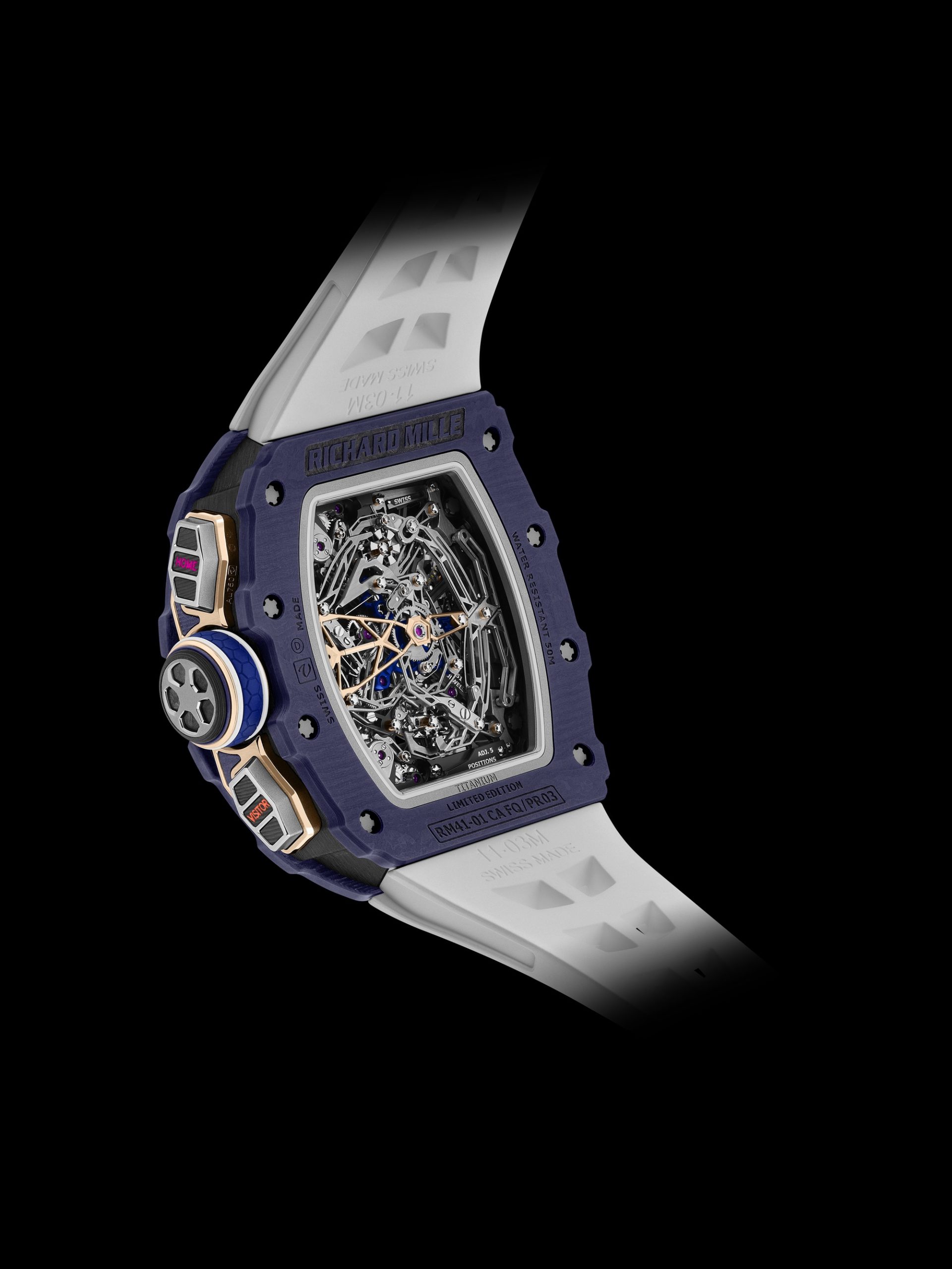 RM 41-01 Tourbillon Soccer Dark Blue Quartz TPT — view 3
