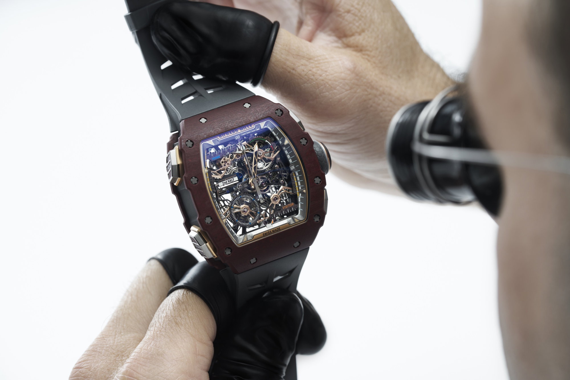 RM 41-01 Tourbillon Soccer Red Carmin Basalt TPT — view 3
