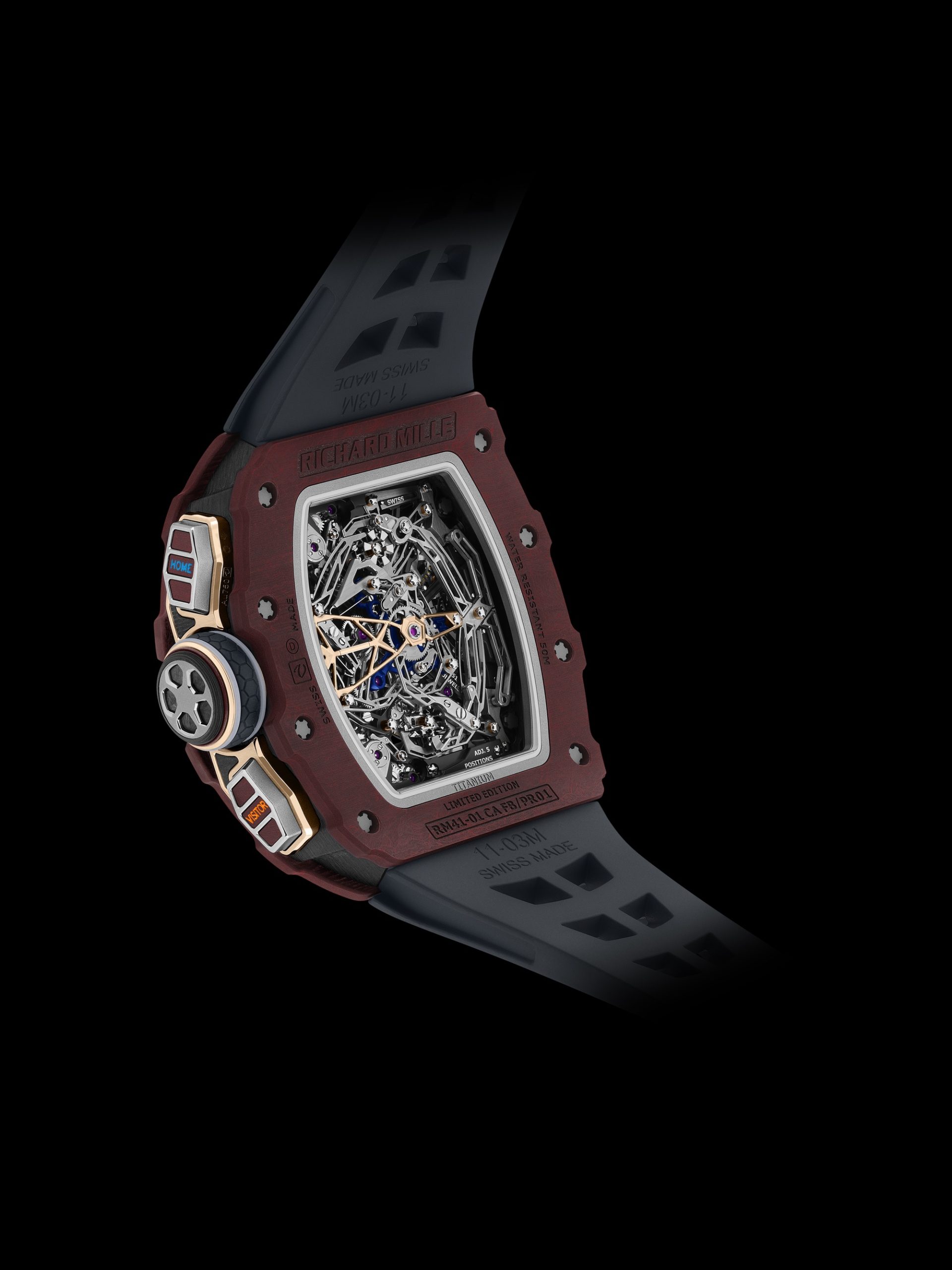 RM 41-01 Tourbillon Soccer Red Carmin Basalt TPT — view 4