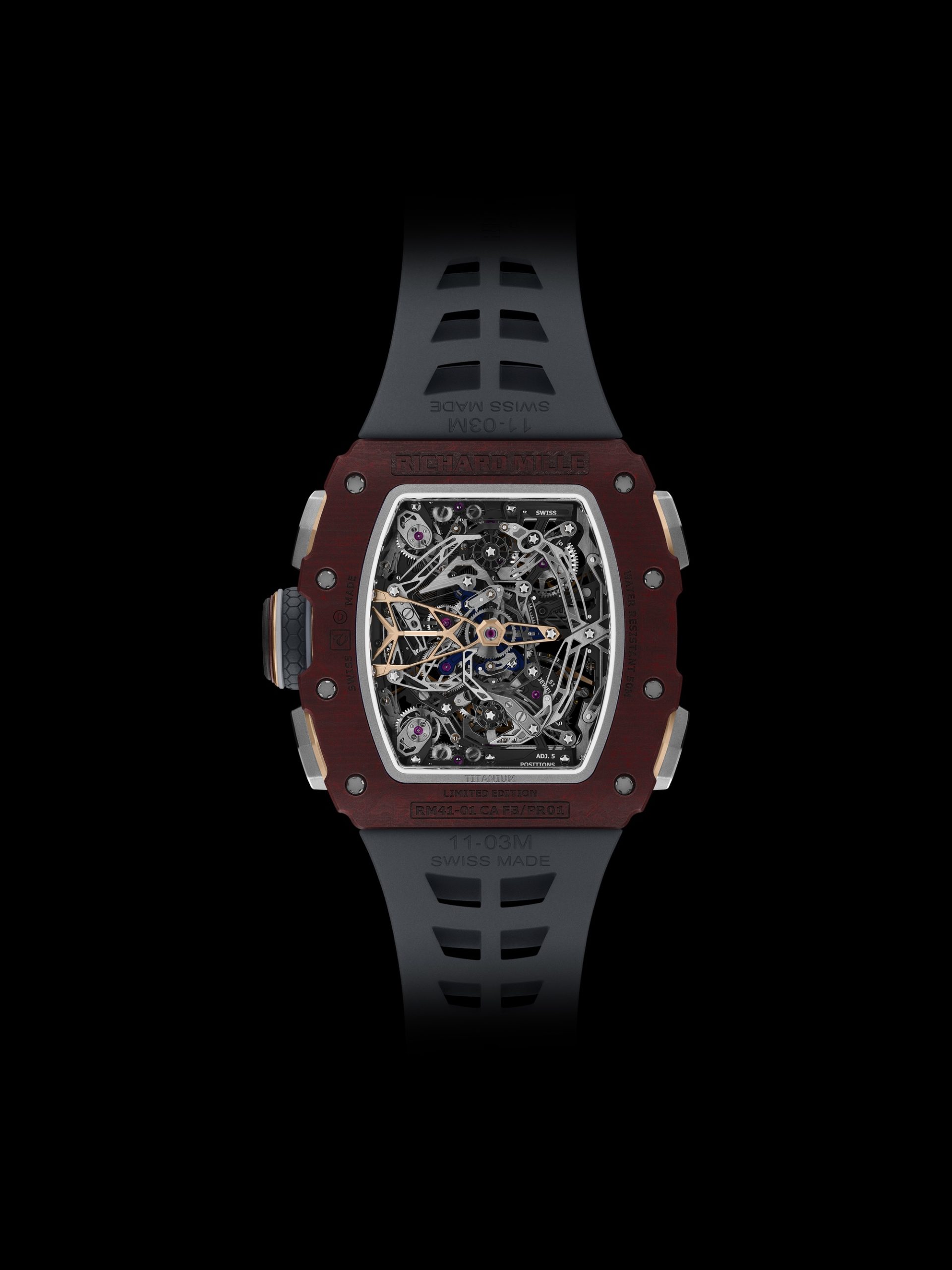 RM 41-01 Tourbillon Soccer Red Carmin Basalt TPT — view 8