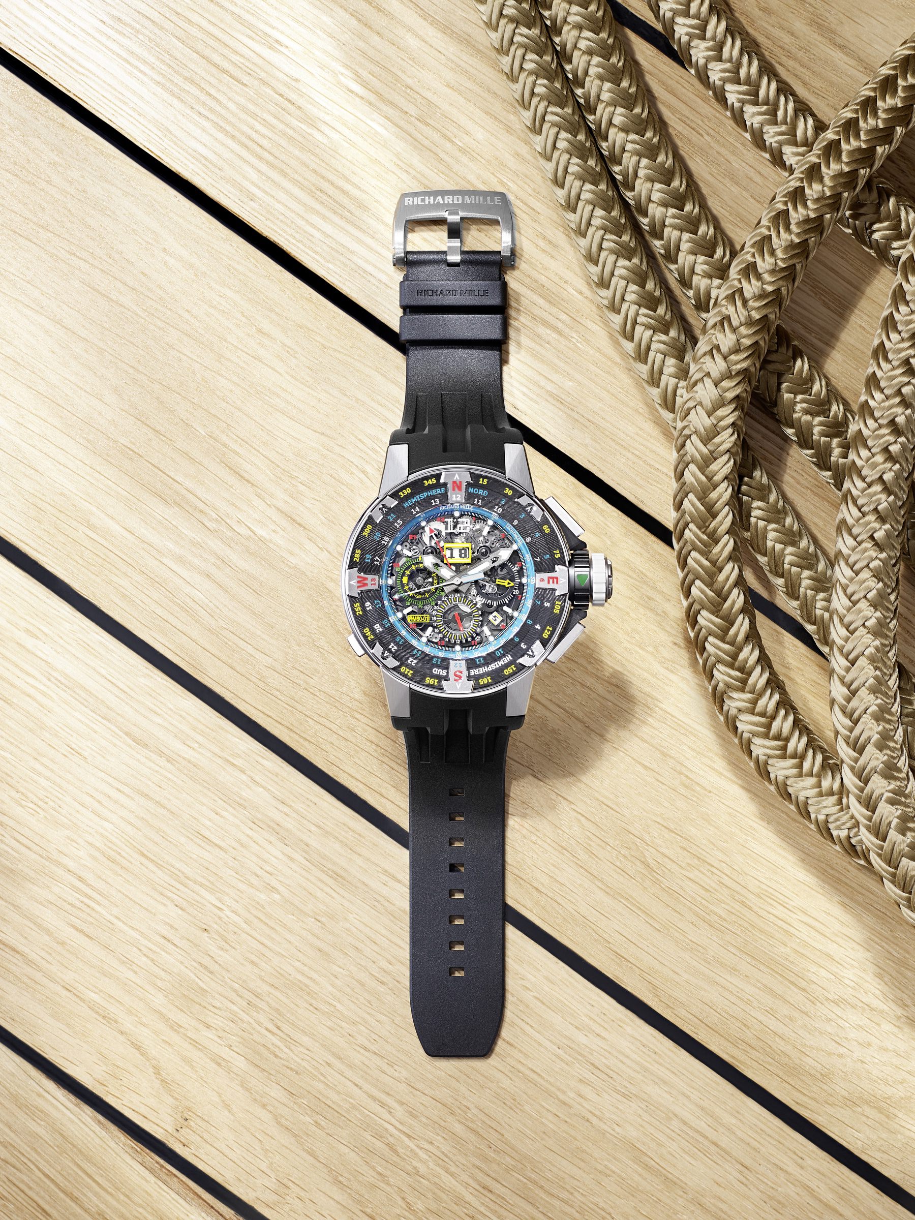 RM 60-01 Automatic Flyback Chronograph Les Voiles de St Barth Limited Edition — view 8