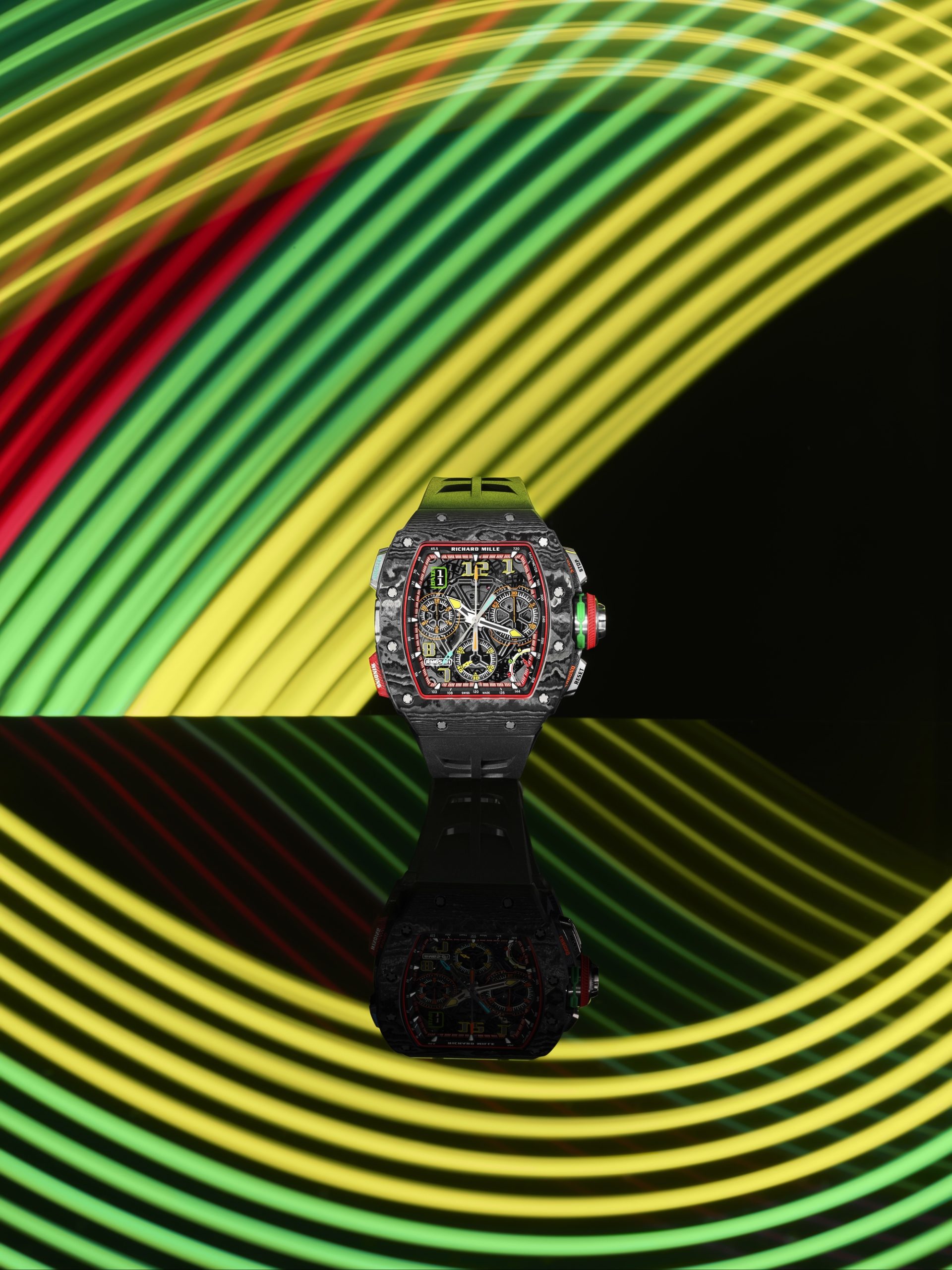 RM 65-01 Automatic Split-Seconds Chronograph Carbon TPT® — view 13