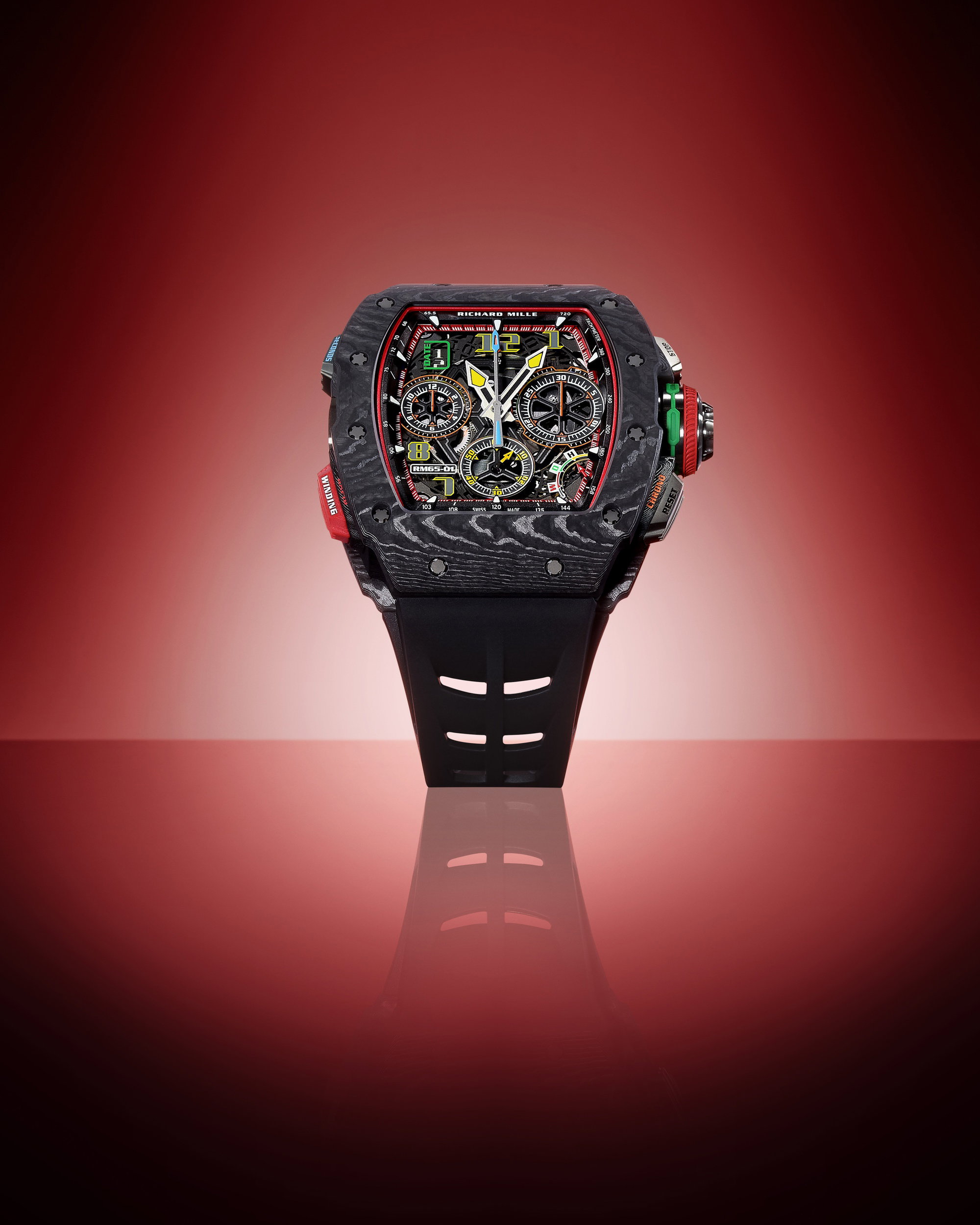 RM 65-01 Automatic Split-Seconds Chronograph Carbon TPT® — view 8