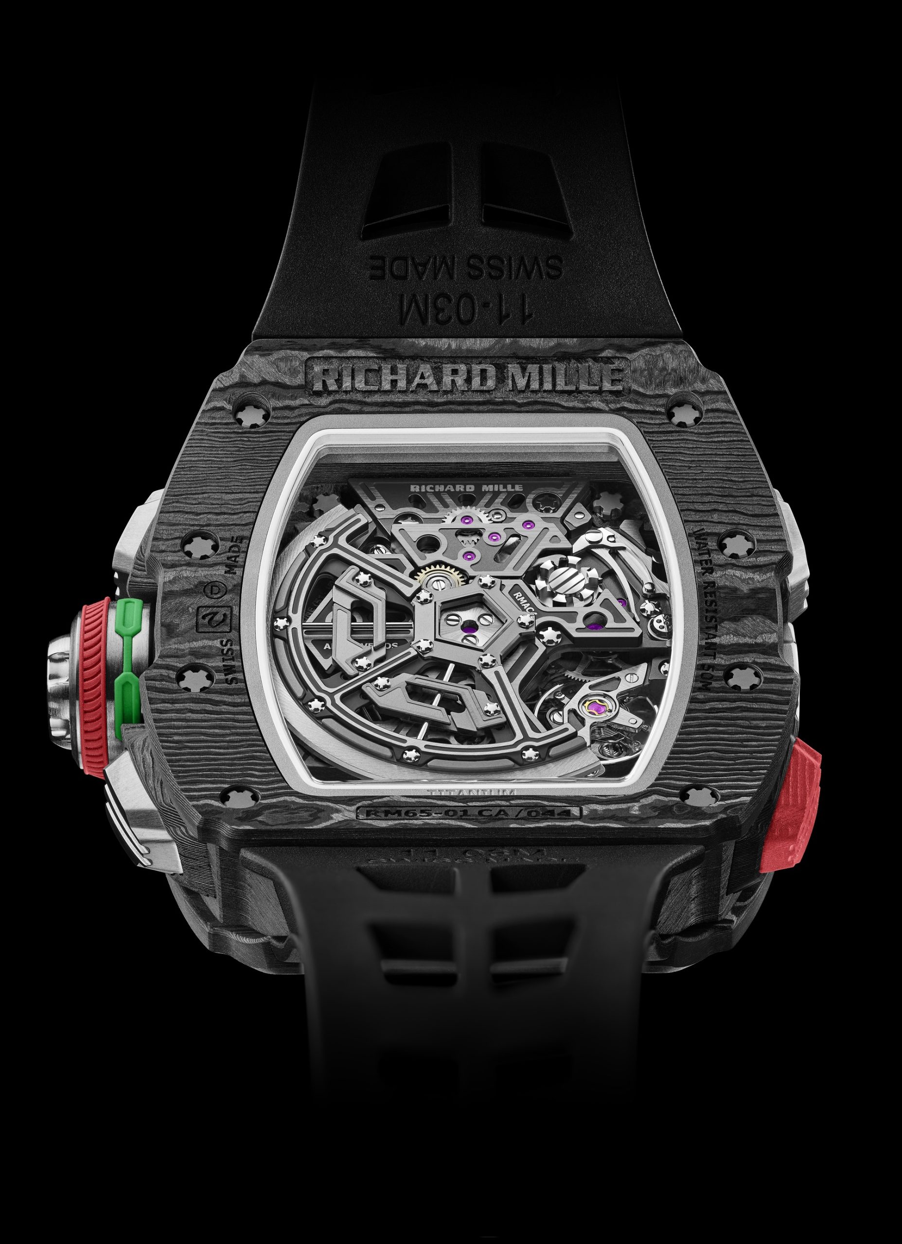 RM 65-01 Automatic Split-Seconds Chronograph Carbon TPT® — view 10