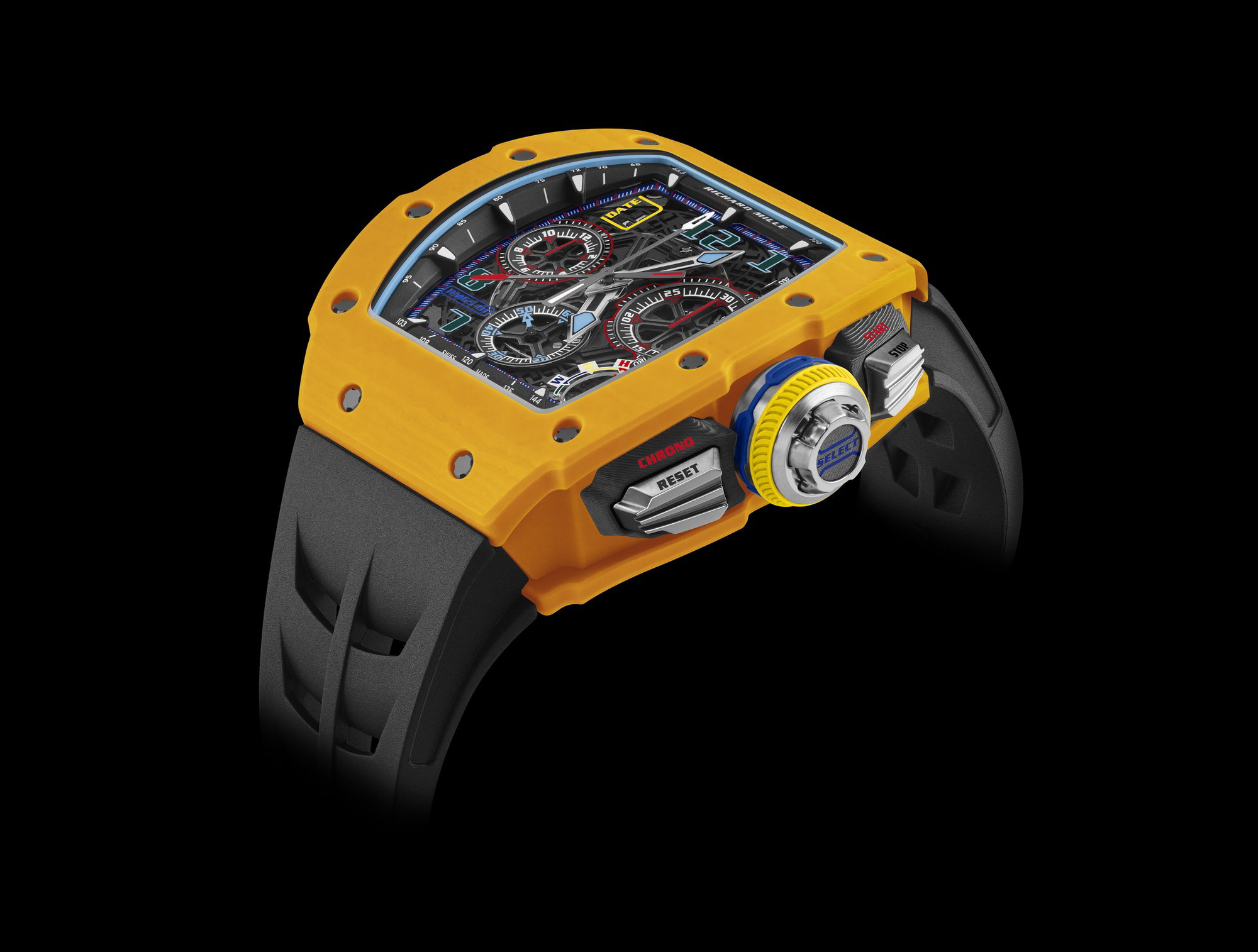 RM 65-01 Automatic Split-Seconds Chronograph Dark Yellow Quartz TPT® Limited Edition — view 2