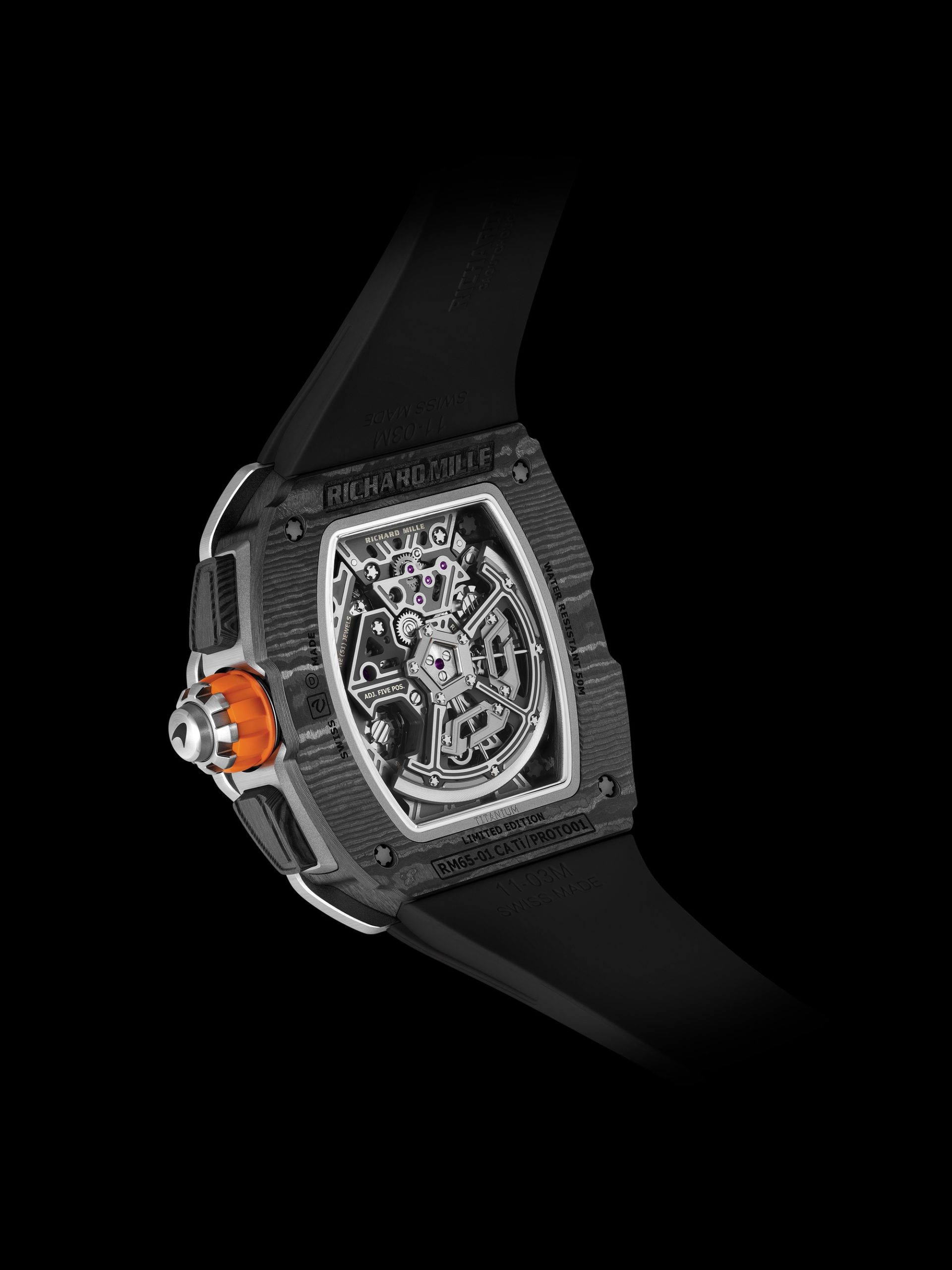 RM 65-01 Automatic Split-Seconds Chronograph McLaren W1 — view 2