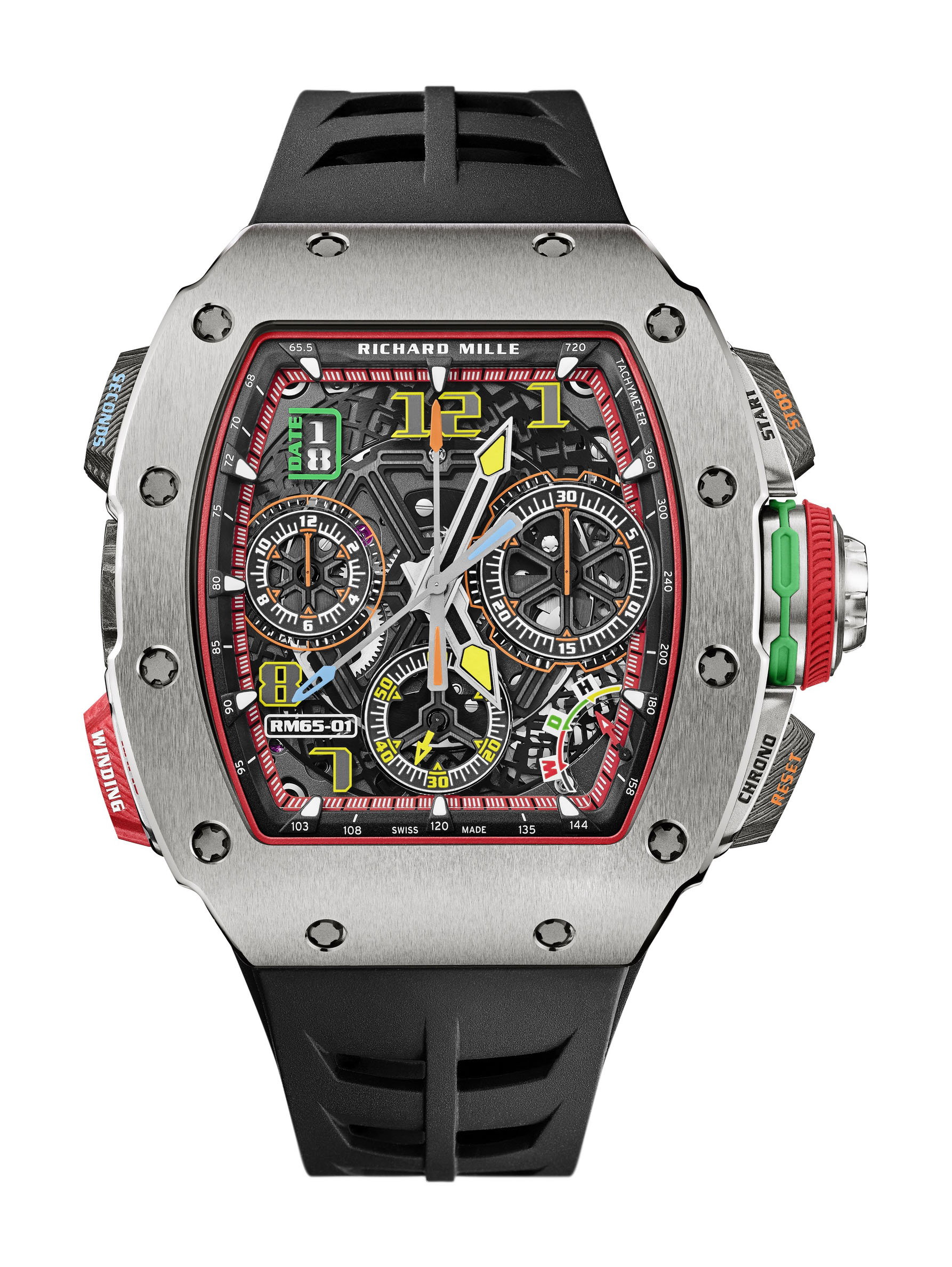 RM 65-01 Automatic Split-Seconds Chronograph McLaren W1 — view 15