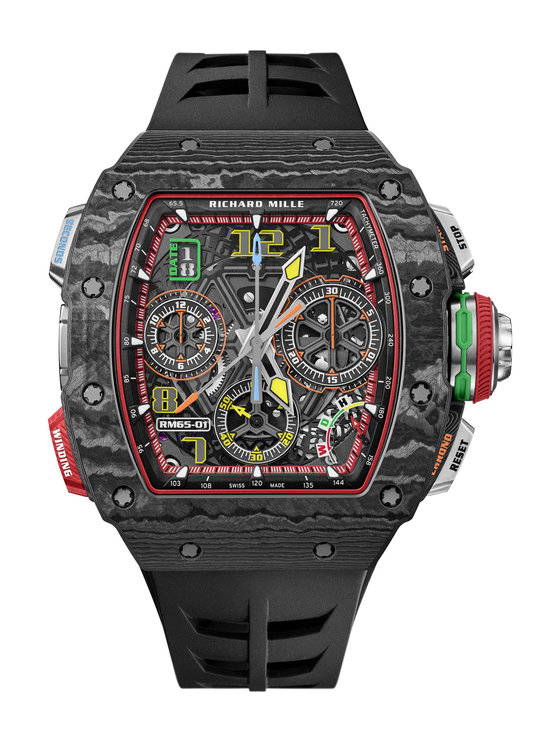 RM 65-01 Automatic Split-Seconds Chronograph McLaren W1 — view 16