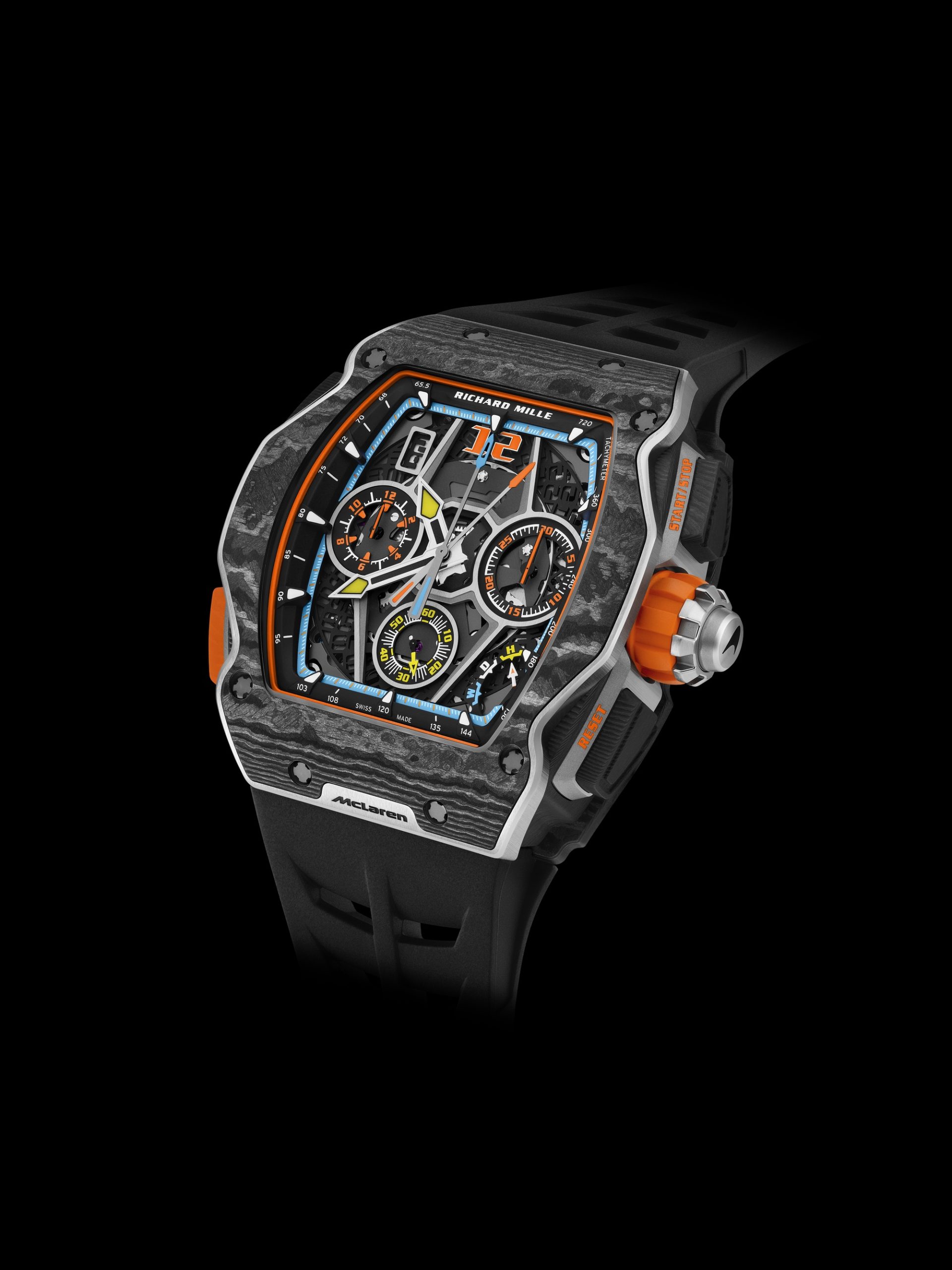 RM 65-01 Automatic Split-Seconds Chronograph McLaren W1 — view 4