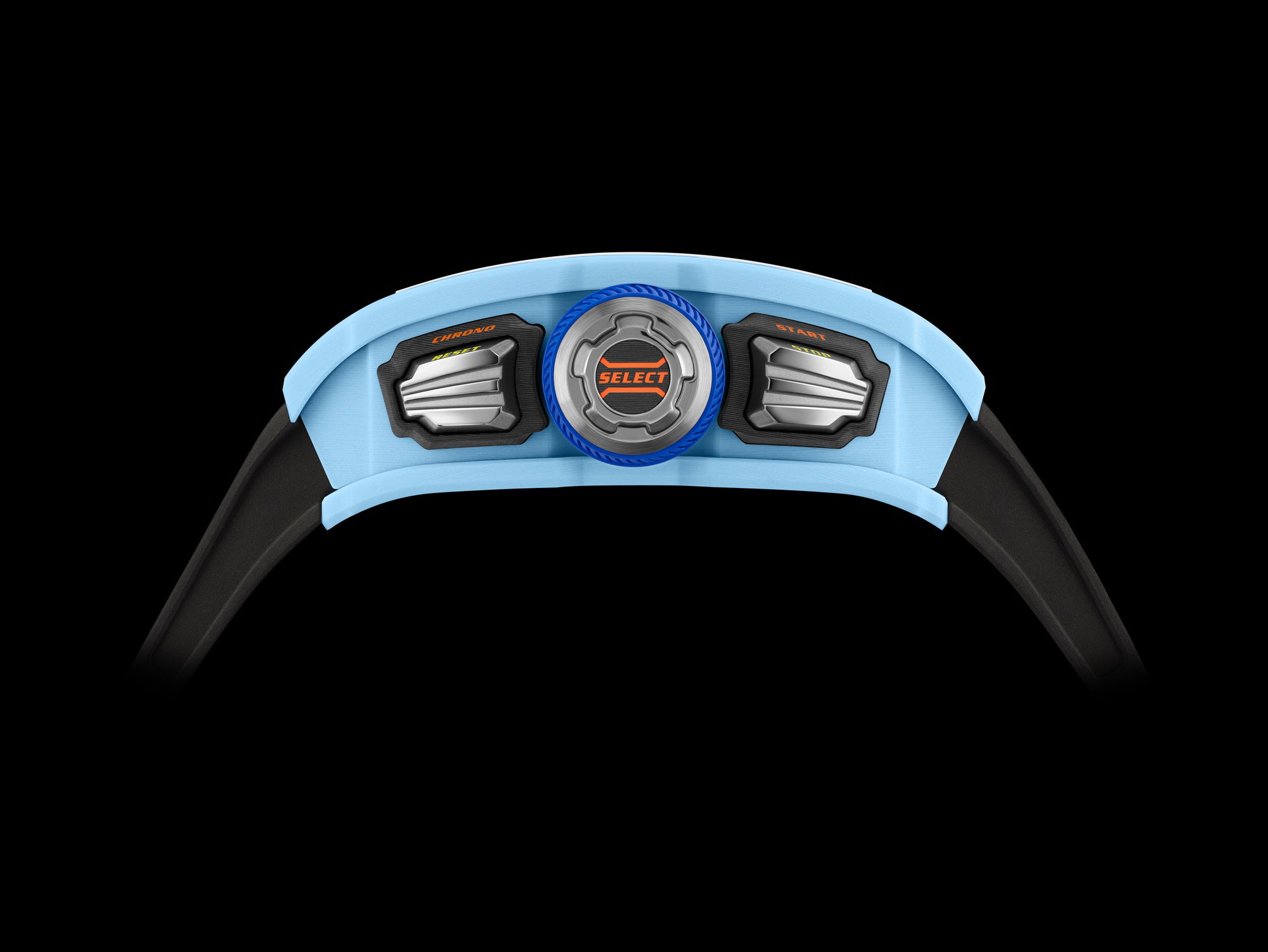 RM 65-01 Automatic Split-Seconds Chronograph Pastek Blue Quartz TPT® — view 2